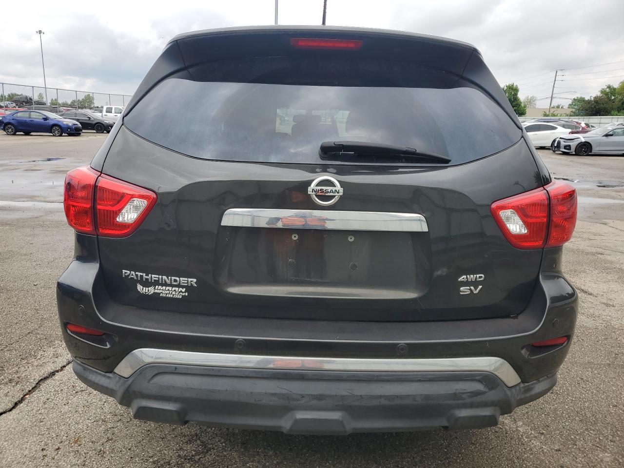 2017 Nissan Pathfinder Sv Gray vin: 5N1DR2MM9HC604779 Damage: Lift Gate, Multiple Scratches Light, 4