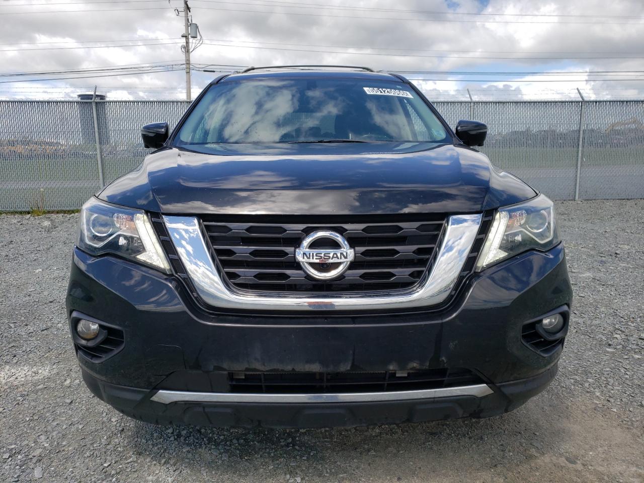 2018 Nissan Pathfinder S Черный vin: 5N1DR2MM9JC639151 Damage: Hood, Chipped, 10 Or More