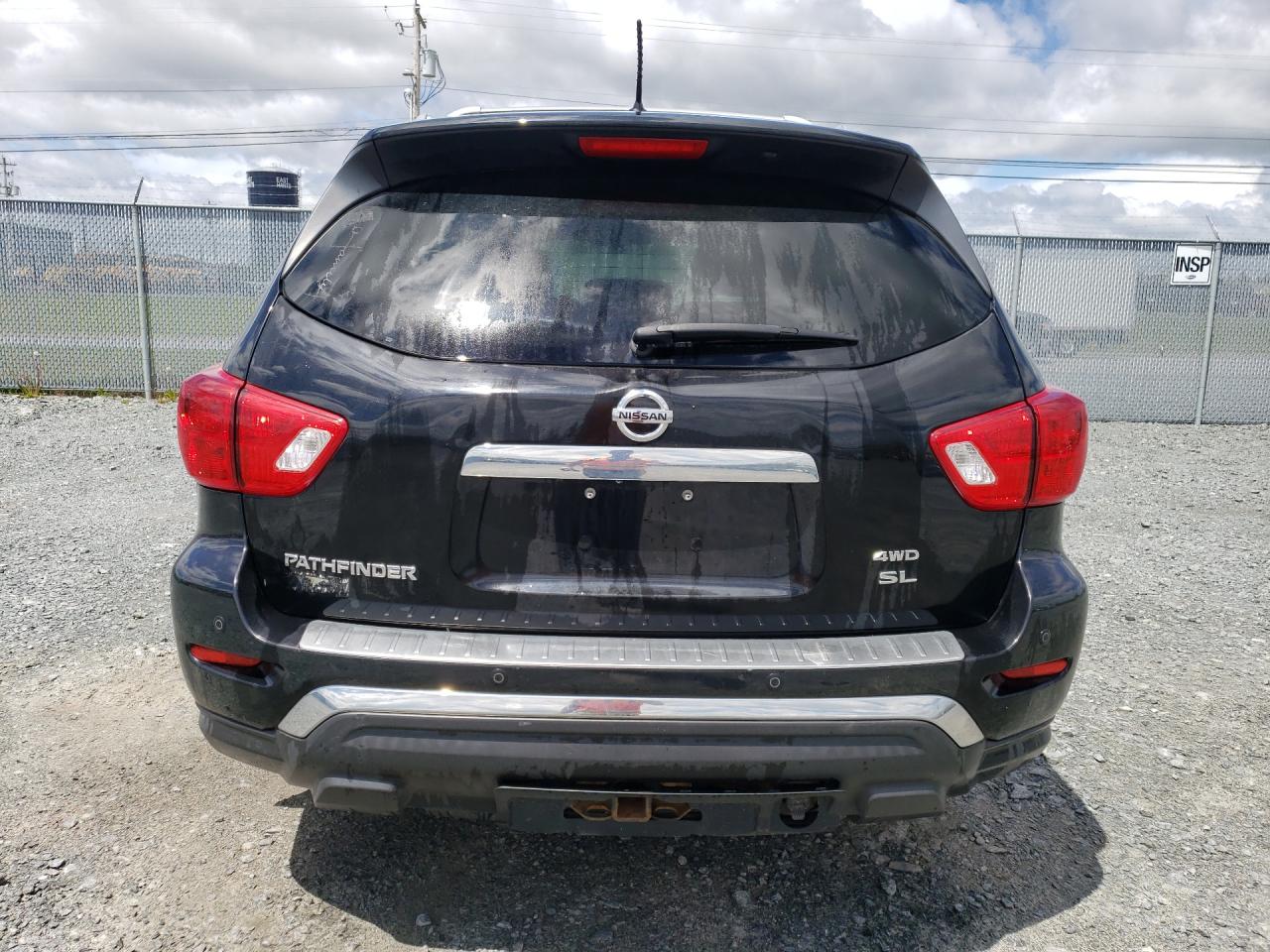 2018 Nissan Pathfinder S Черный vin: 5N1DR2MM9JC639151 Damage: Lift Gate, Dent(S) W/ Paint Dmg, 9 To 10 Inches