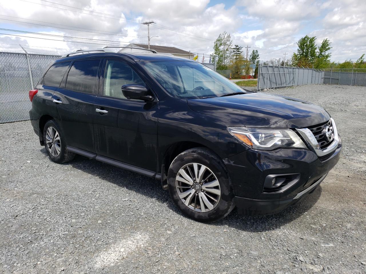 2018 Nissan Pathfinder S Черный vin: 5N1DR2MM9JC639151 Damage: Right Rear Door, Dent(S) W/ Paint Dmg, 2 To 3 Inches