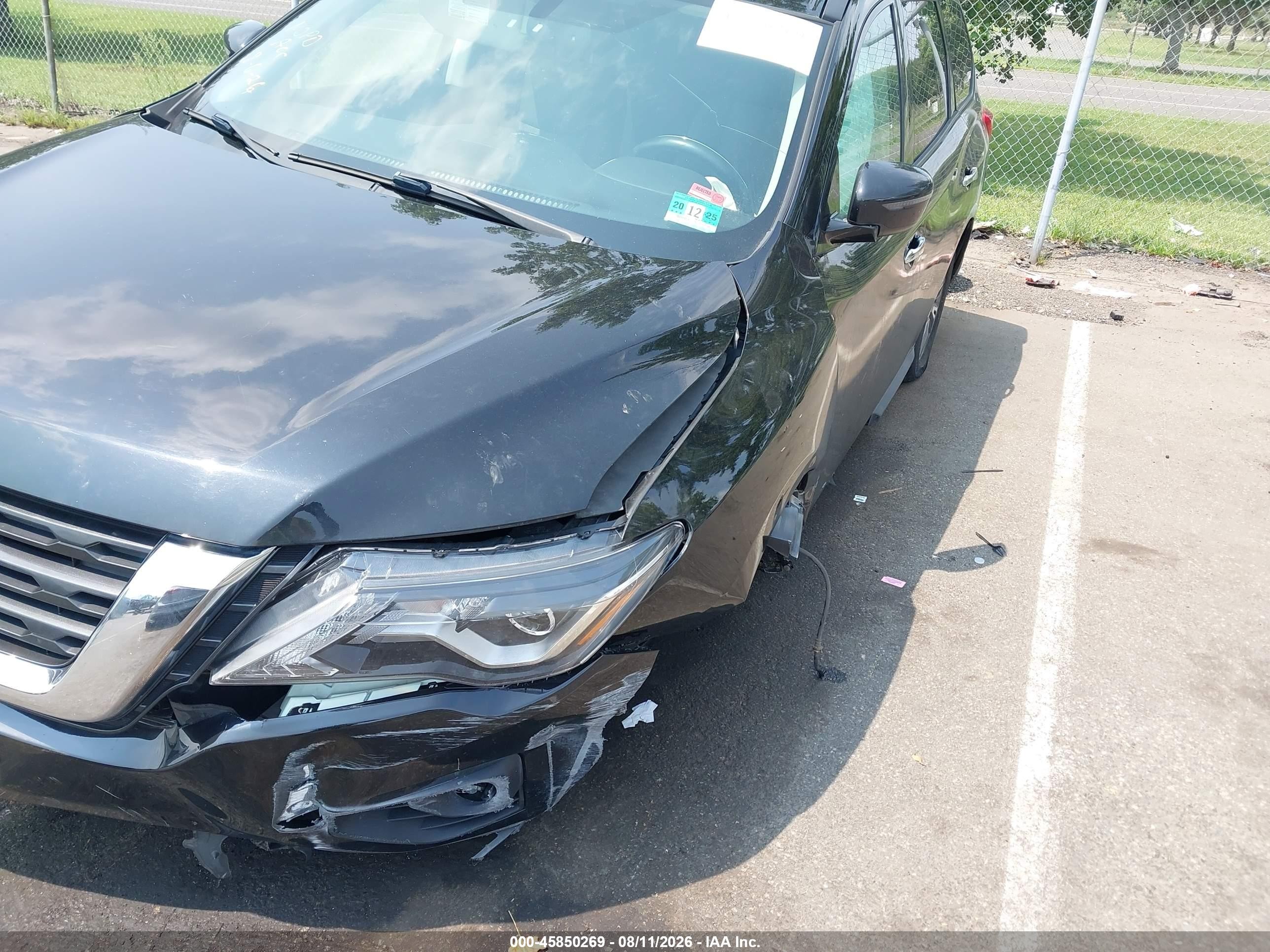 2018 Nissan Pathfinder Sv Black vin: 5N1DR2MM9JC670707