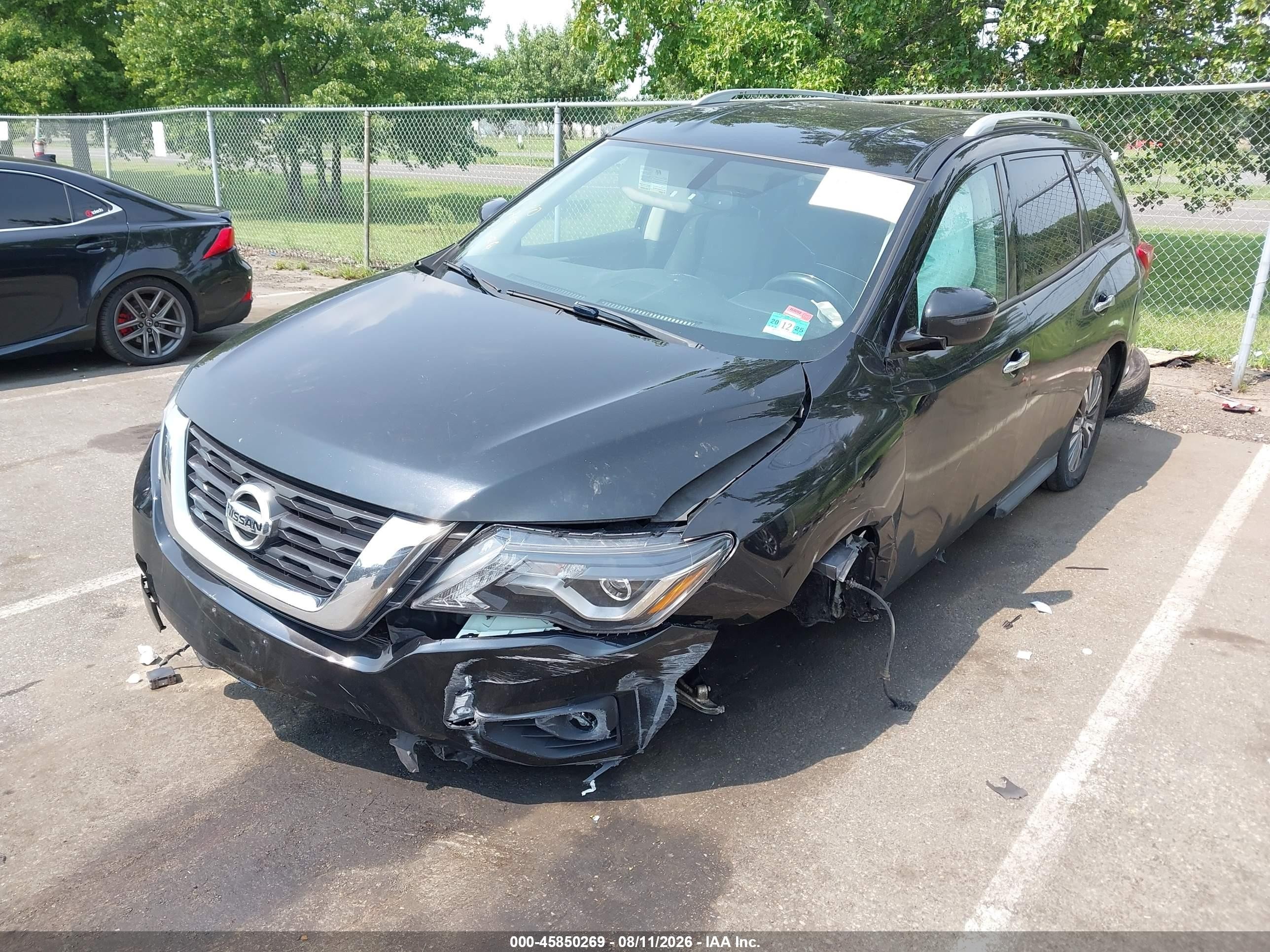 2018 Nissan Pathfinder Sv Black vin: 5N1DR2MM9JC670707