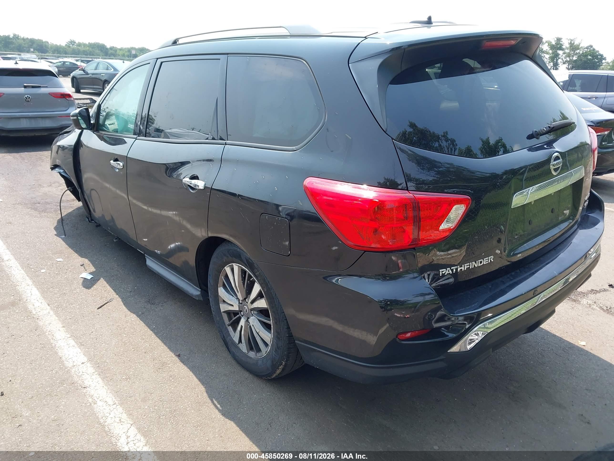 2018 Nissan Pathfinder Sv Black vin: 5N1DR2MM9JC670707