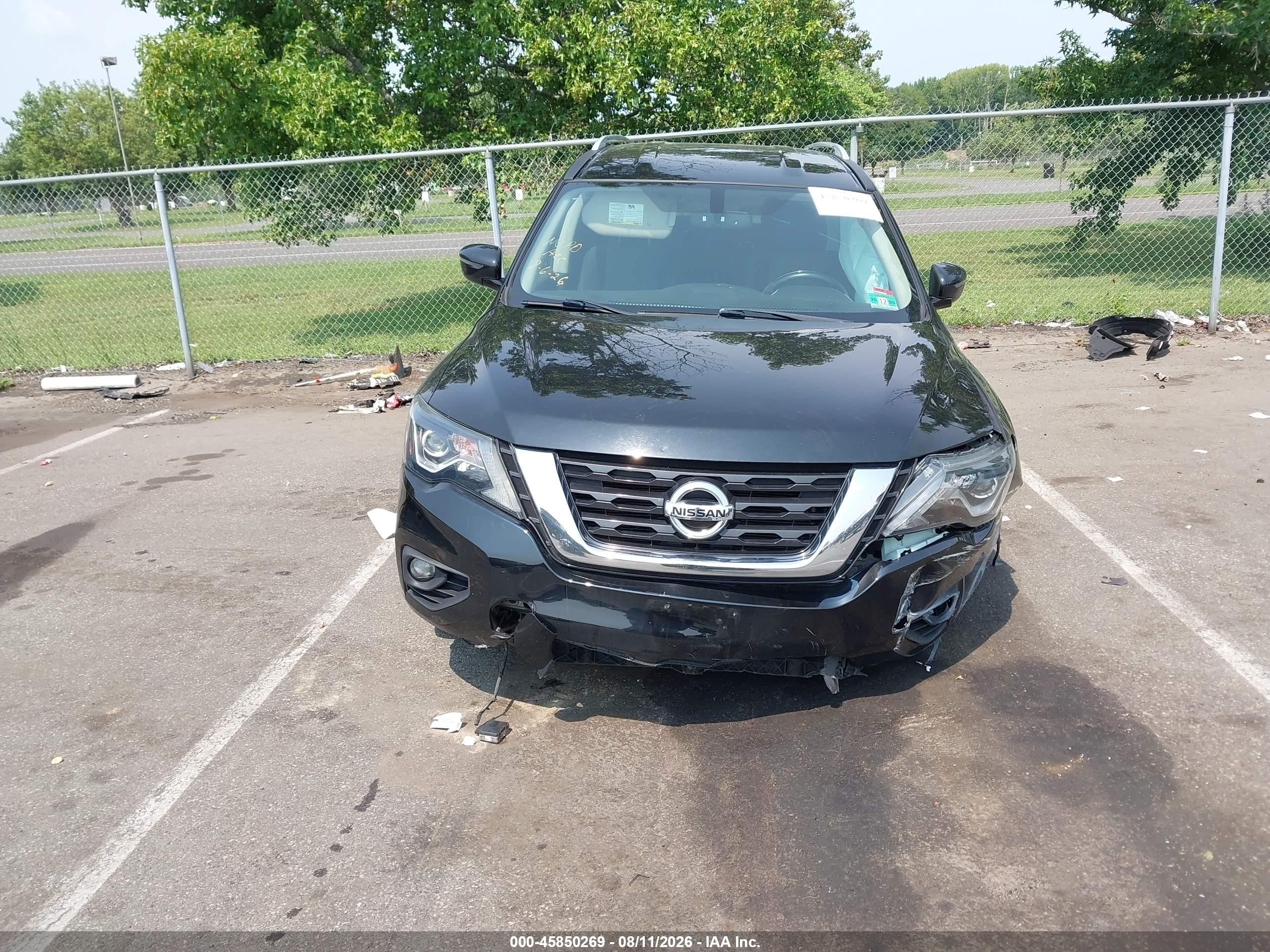 2018 Nissan Pathfinder Sv Black vin: 5N1DR2MM9JC670707