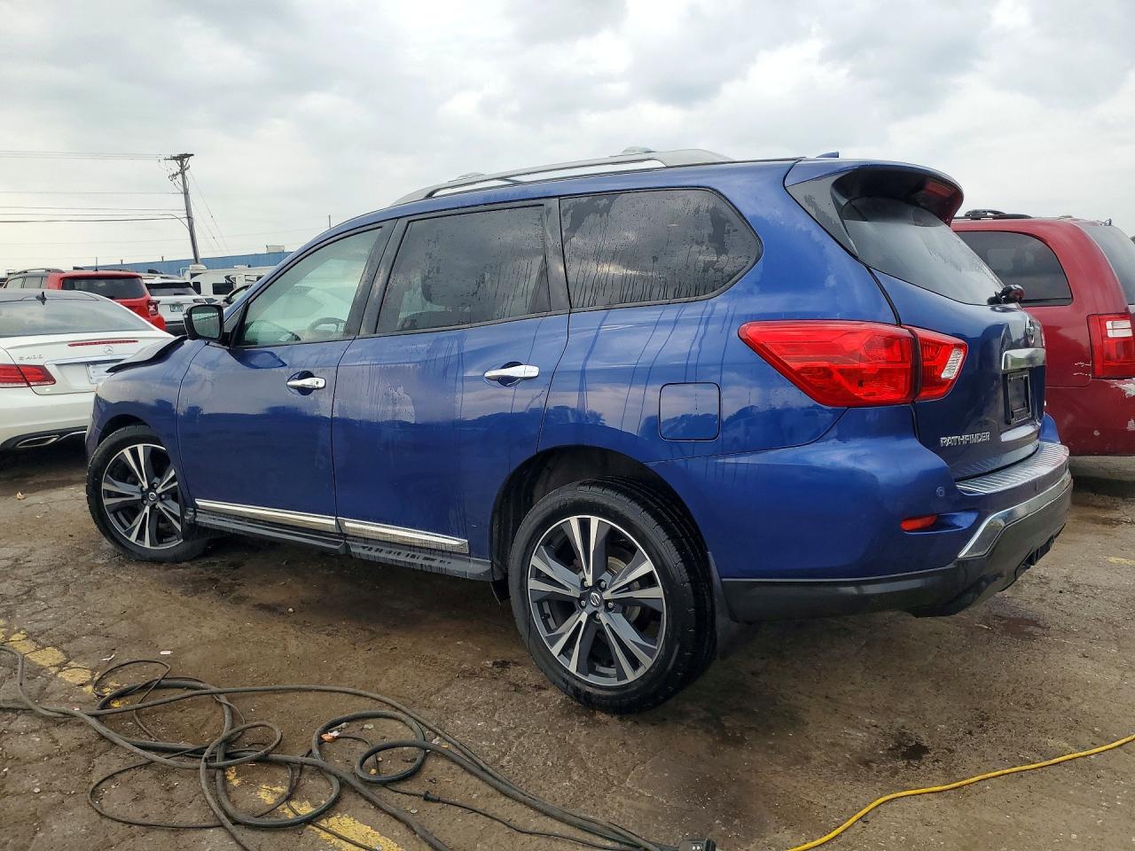 2019 Nissan Pathfinder Platinum Blue vin: 5N1DR2MM9KC637708