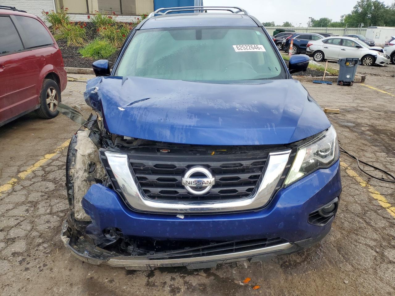 2019 Nissan Pathfinder Platinum Blue vin: 5N1DR2MM9KC637708