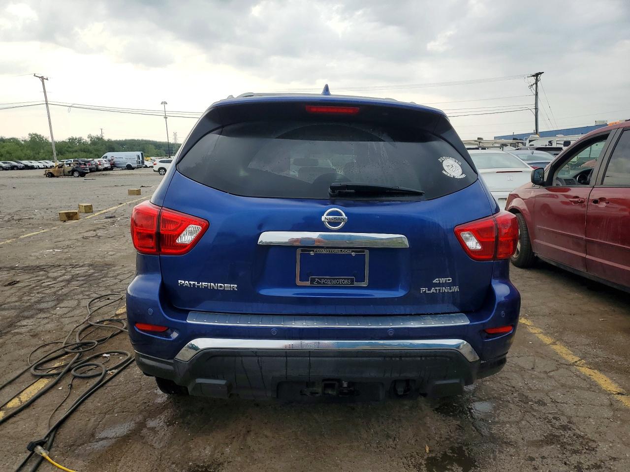 2019 Nissan Pathfinder Platinum Blue vin: 5N1DR2MM9KC637708