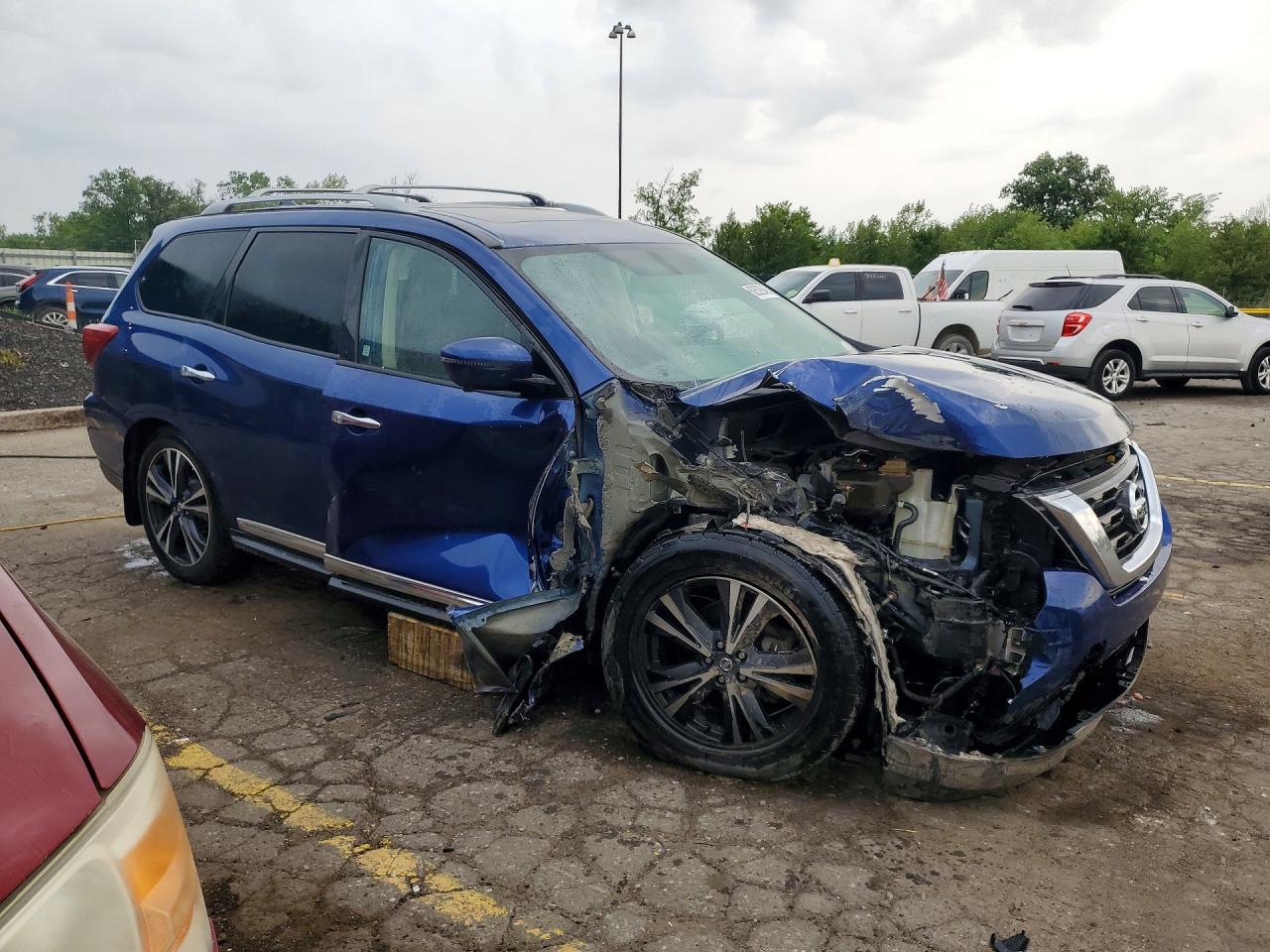2019 Nissan Pathfinder Platinum Blue vin: 5N1DR2MM9KC637708