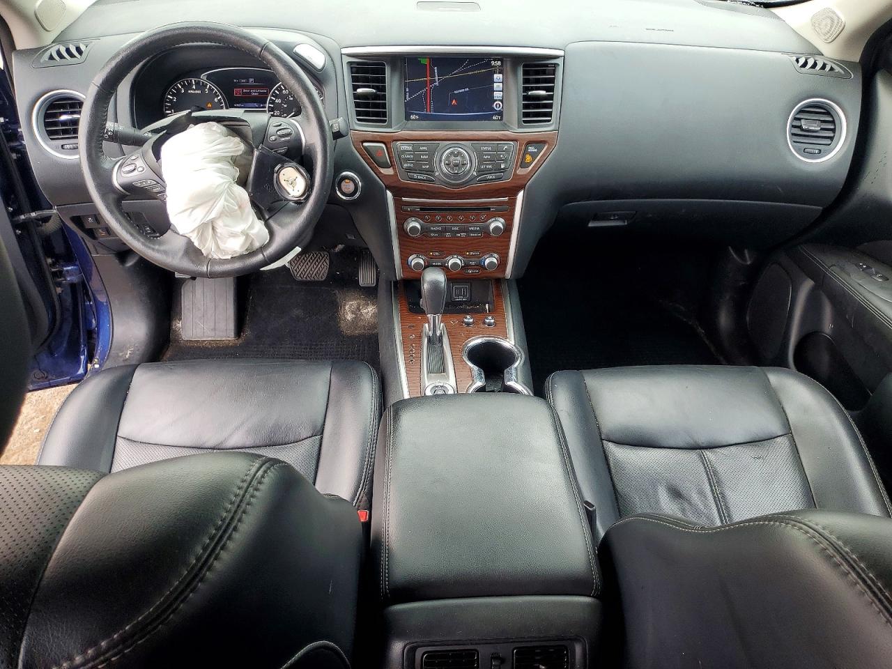 2019 Nissan Pathfinder Platinum Blue vin: 5N1DR2MM9KC637708
