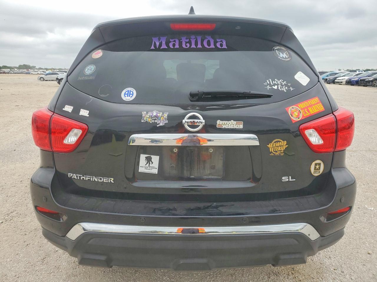 2019 Nissan Pathfinder Sl Black vin: 5N1DR2MN0KC609532