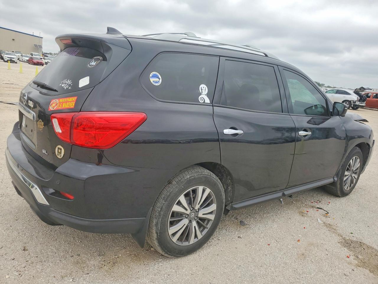2019 Nissan Pathfinder Sl Black vin: 5N1DR2MN0KC609532