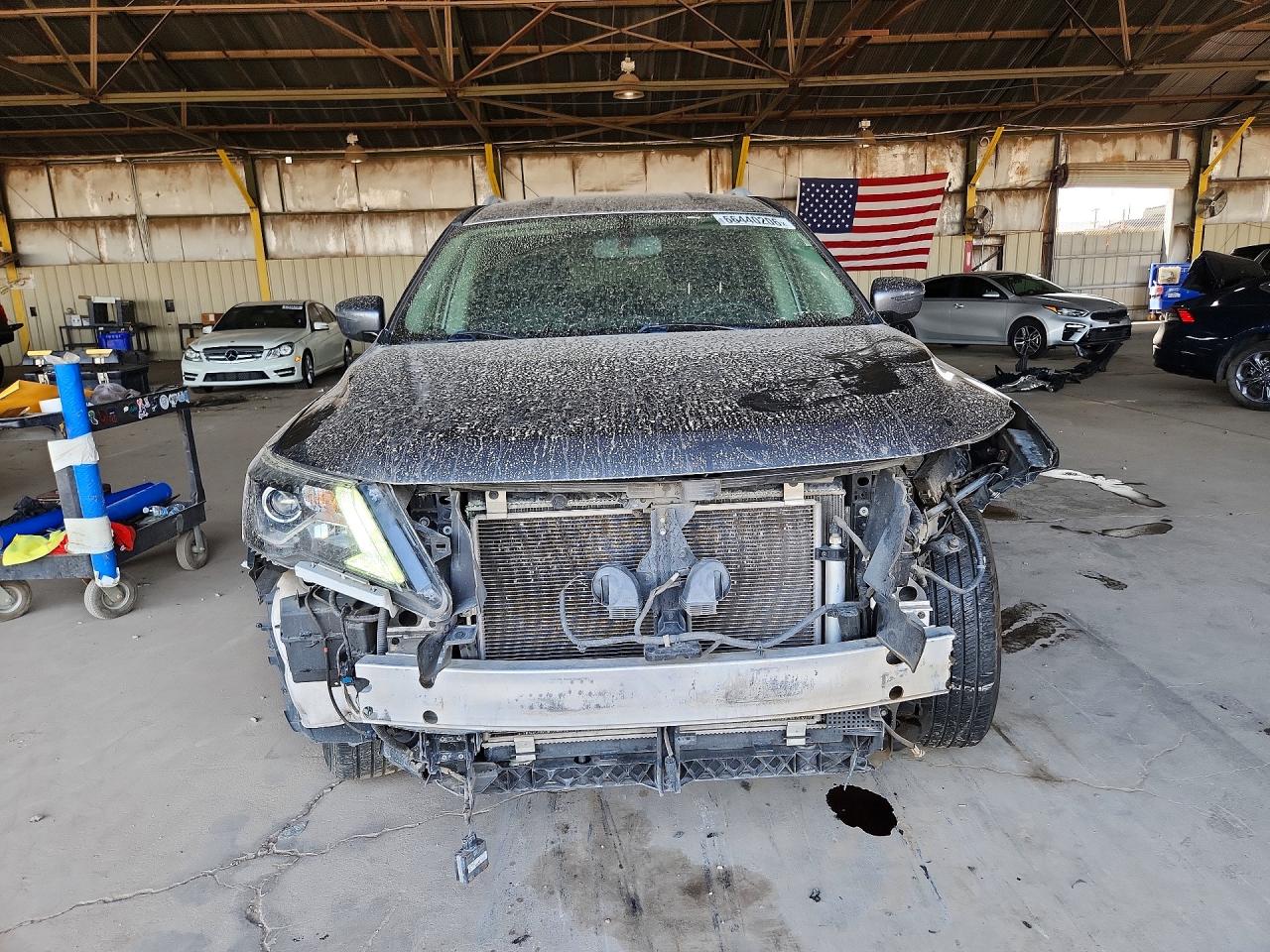 2019 Nissan Pathfinder Sv Gray vin: 5N1DR2MN1KC635282