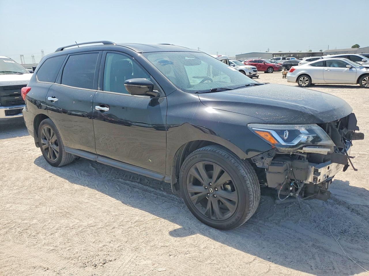 2018 Nissan Pathfinder Sl Black vin: 5N1DR2MN3JC643995