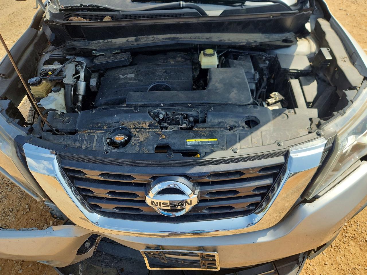 2019 Nissan Pathfinder Sv Silver vin: 5N1DR2MN4KC618864