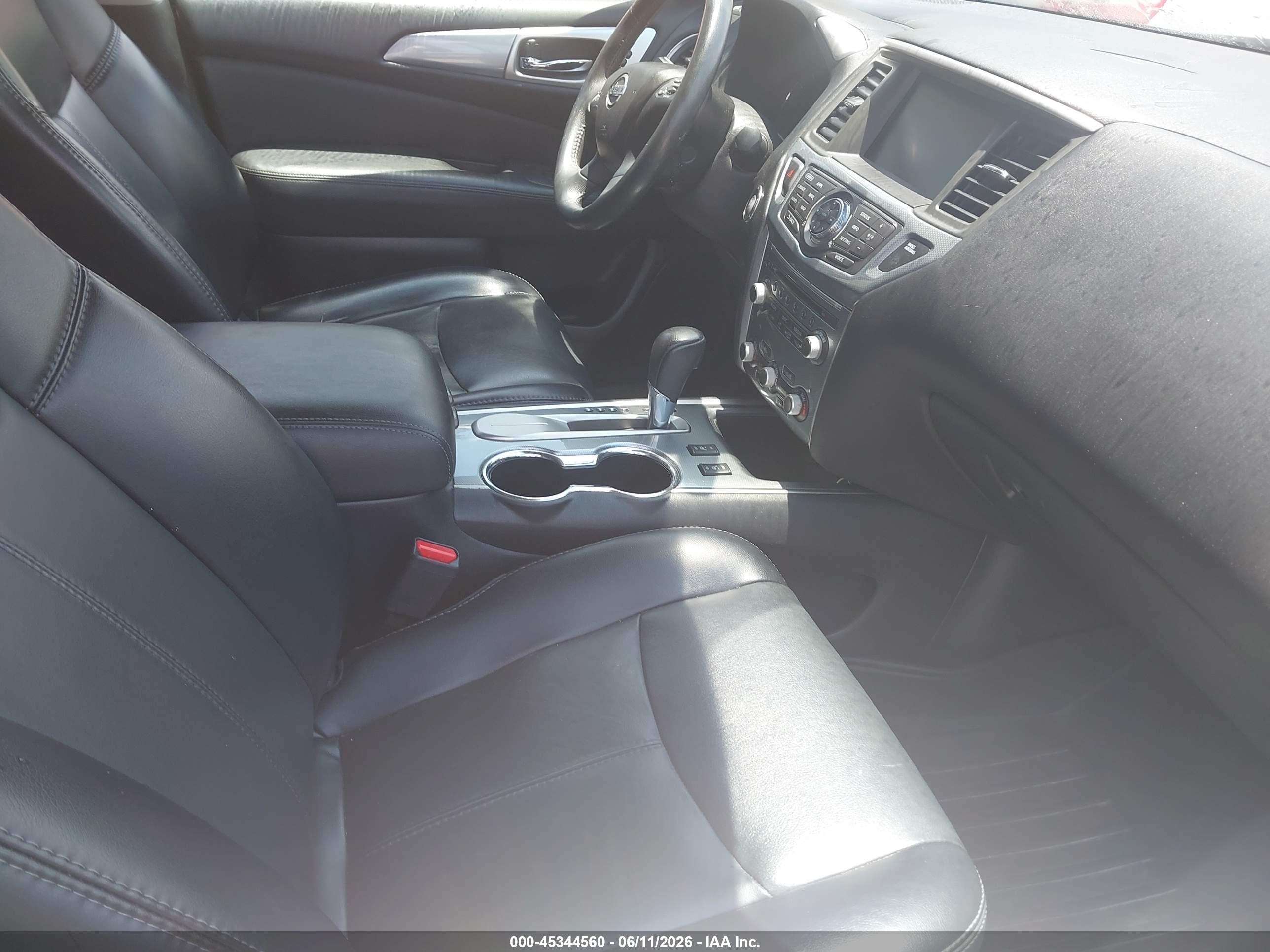 2017 Nissan Pathfinder Sl Black vin: 5N1DR2MN5HC903047