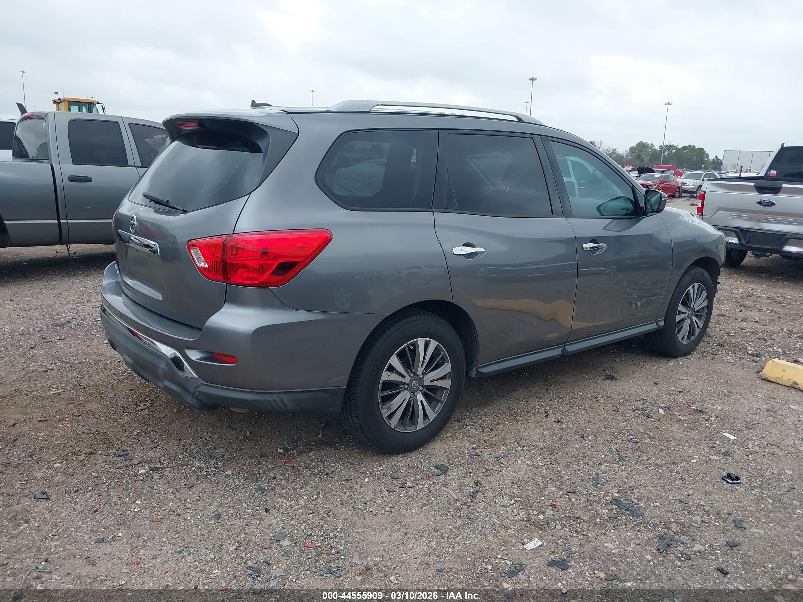 2017 Nissan Pathfinder S Gray vin: 5N1DR2MN7HC637112