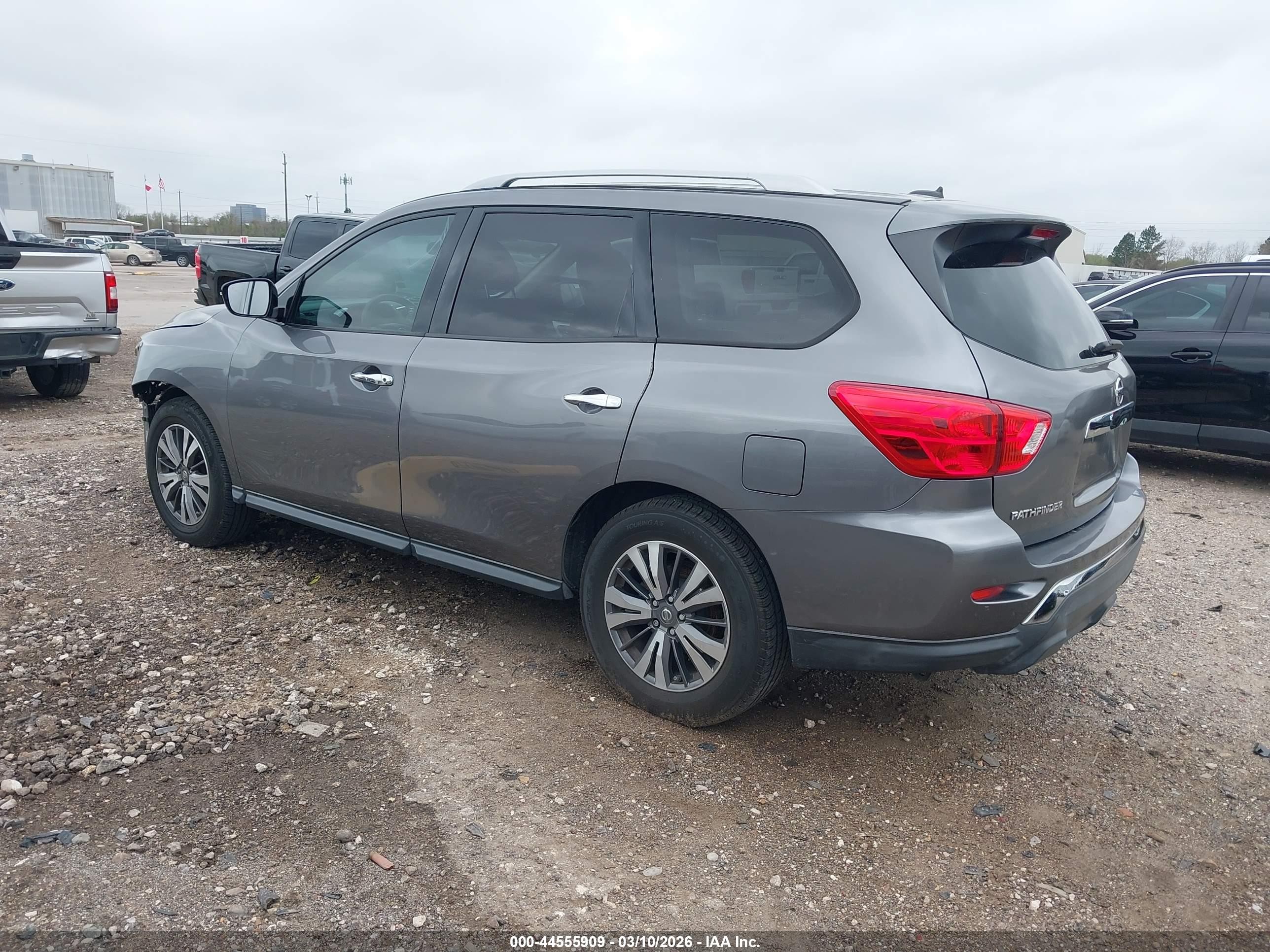 2017 Nissan Pathfinder S Gray vin: 5N1DR2MN7HC637112