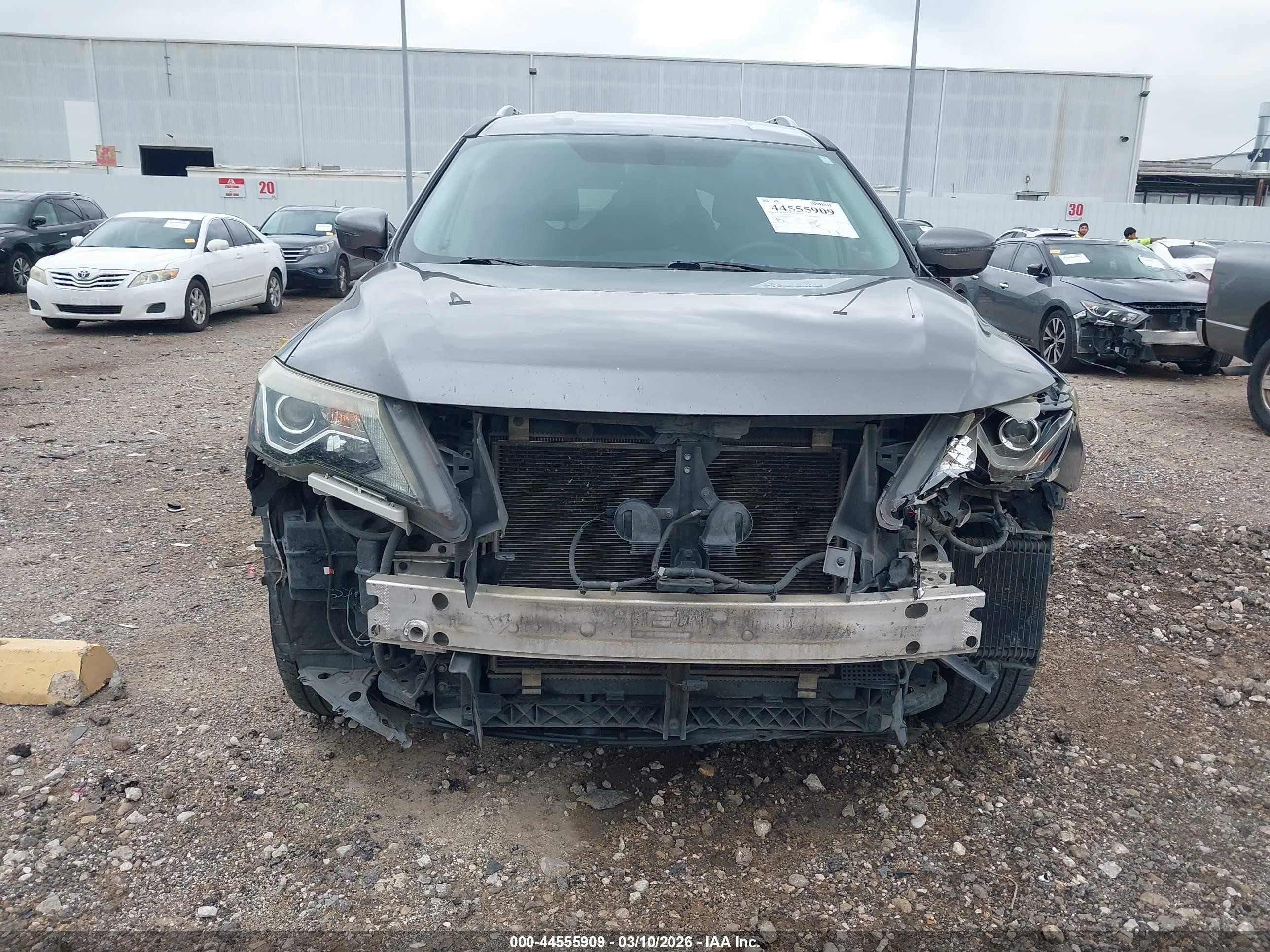 2017 Nissan Pathfinder S Gray vin: 5N1DR2MN7HC637112
