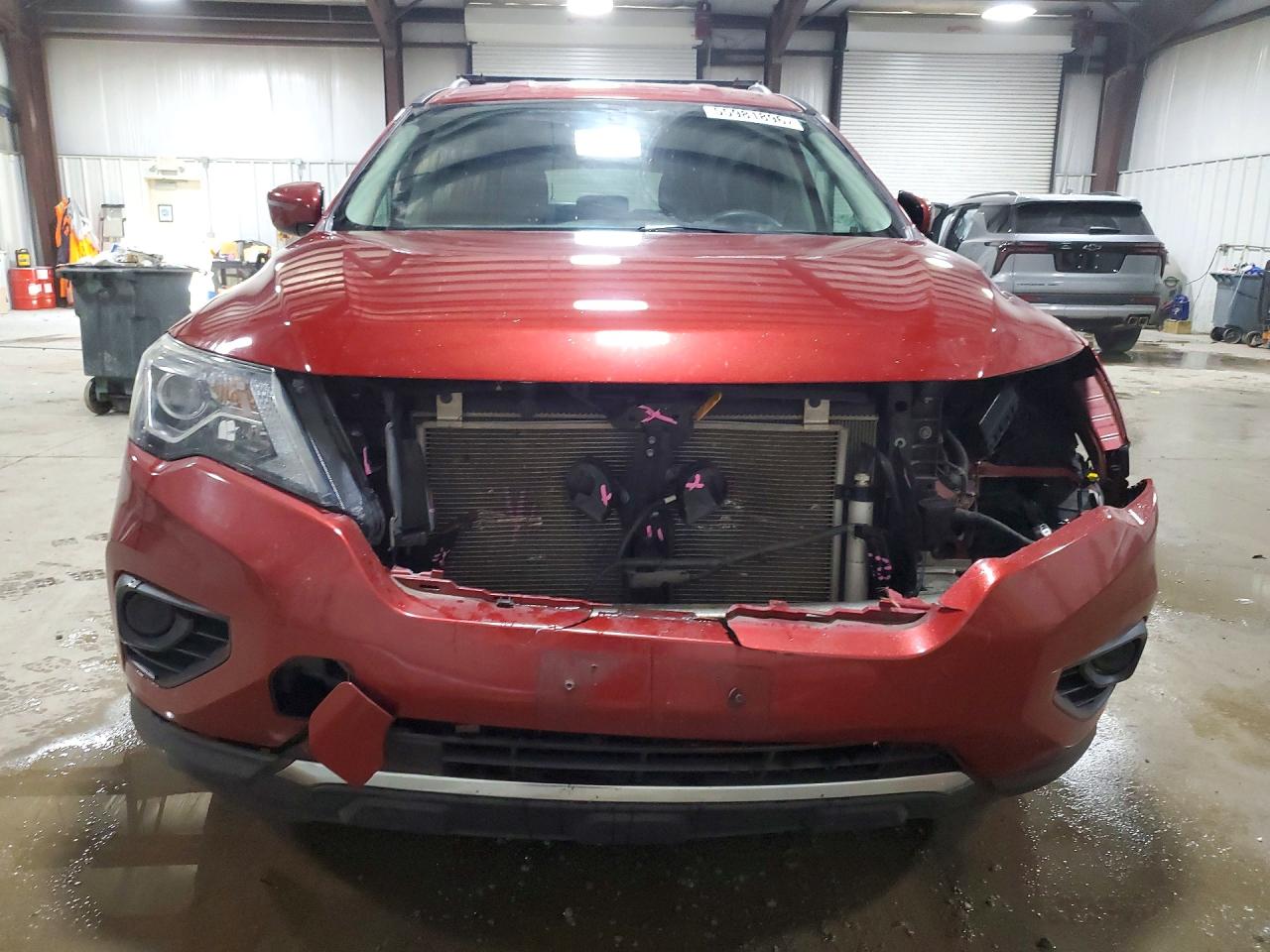 2017 Nissan Pathfinder S Burgundy vin: 5N1DR2MN7HC653178