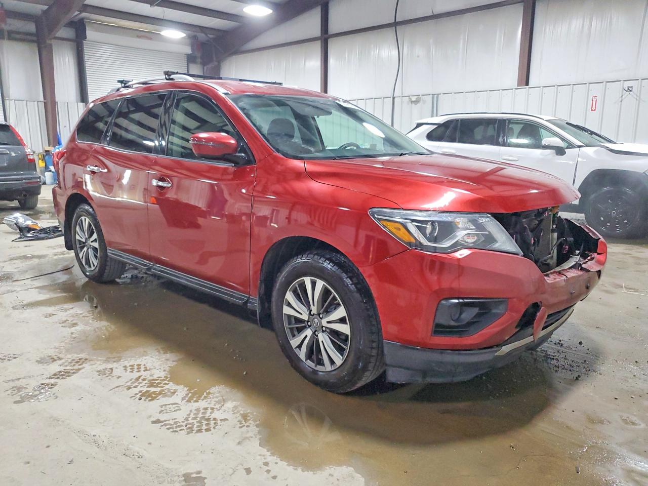 2017 Nissan Pathfinder S Burgundy vin: 5N1DR2MN7HC653178