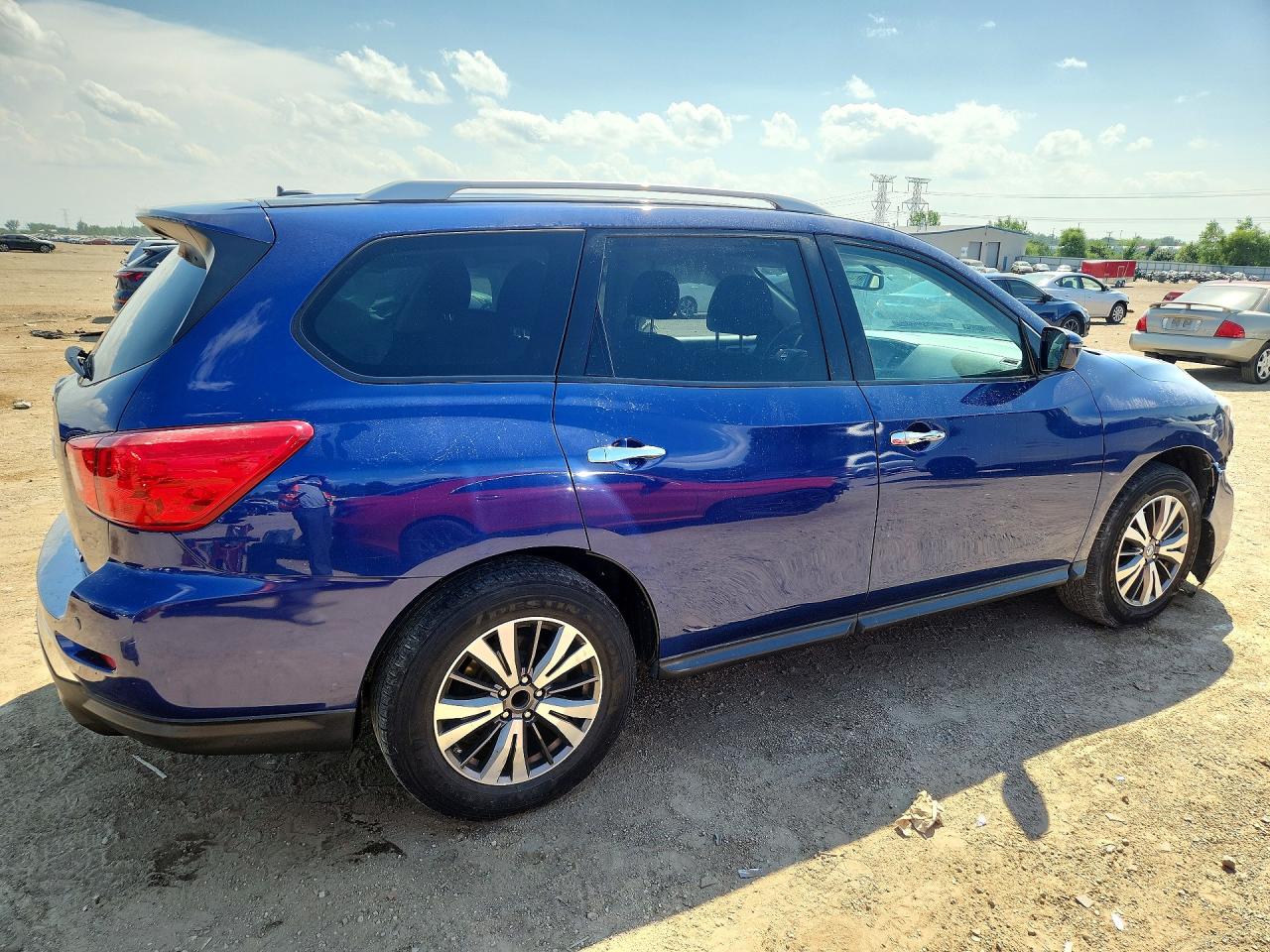 2017 Nissan Pathfinder Sv Blue vin: 5N1DR2MN7HC689047