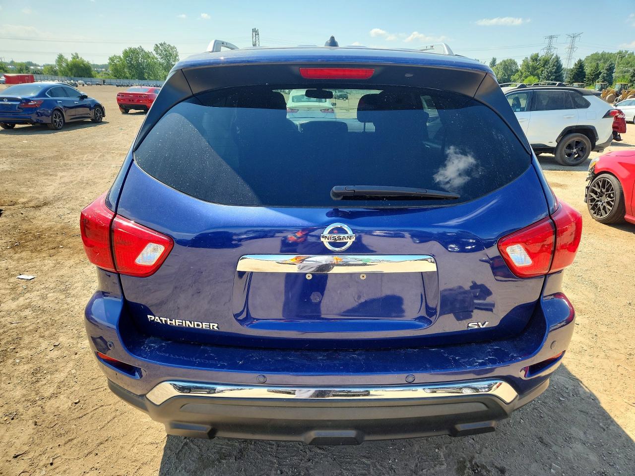 2017 Nissan Pathfinder Sv Blue vin: 5N1DR2MN7HC689047