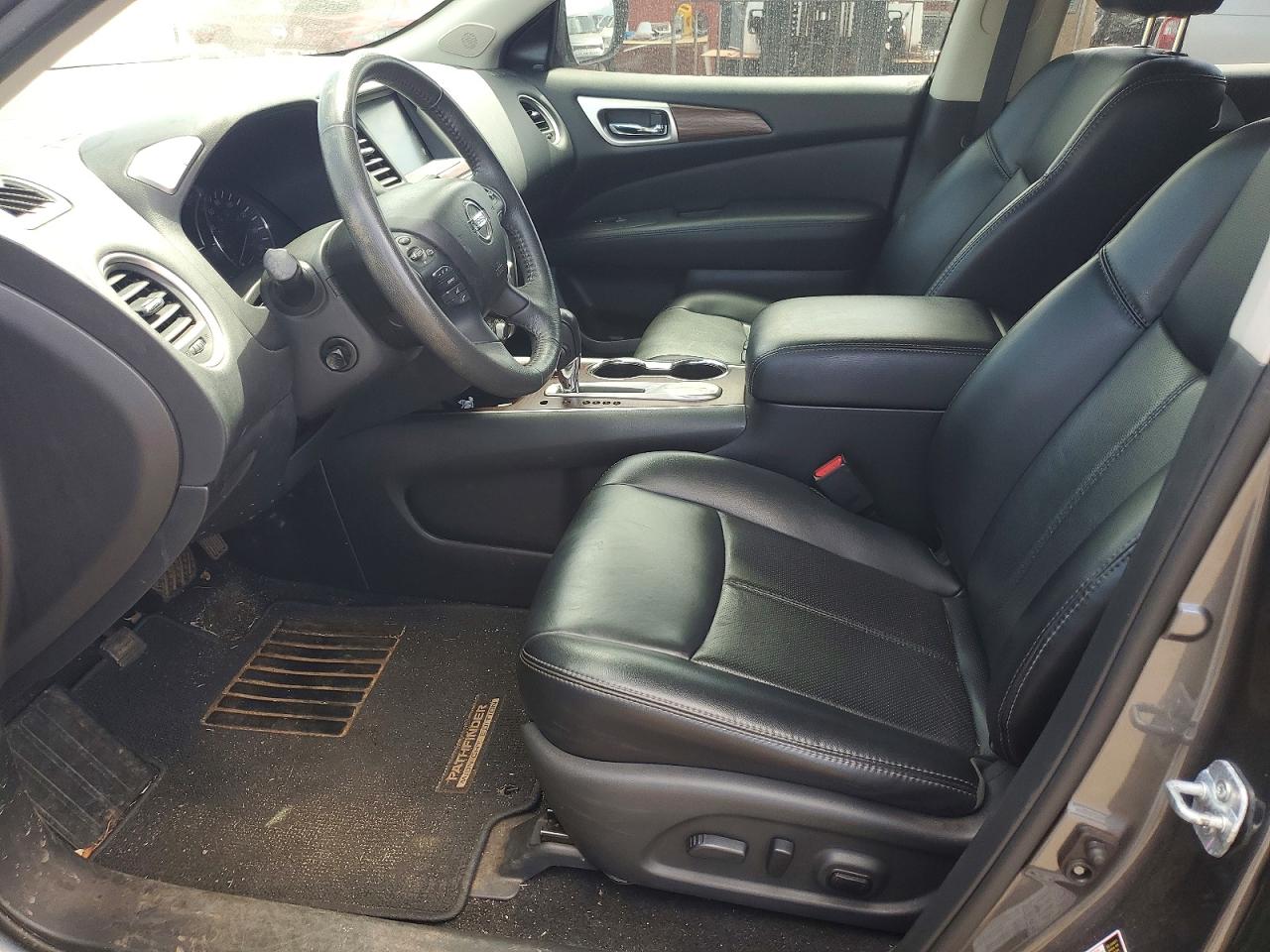 2017 Nissan Pathfinder Platinum Gray vin: 5N1DR2MN9HC658933