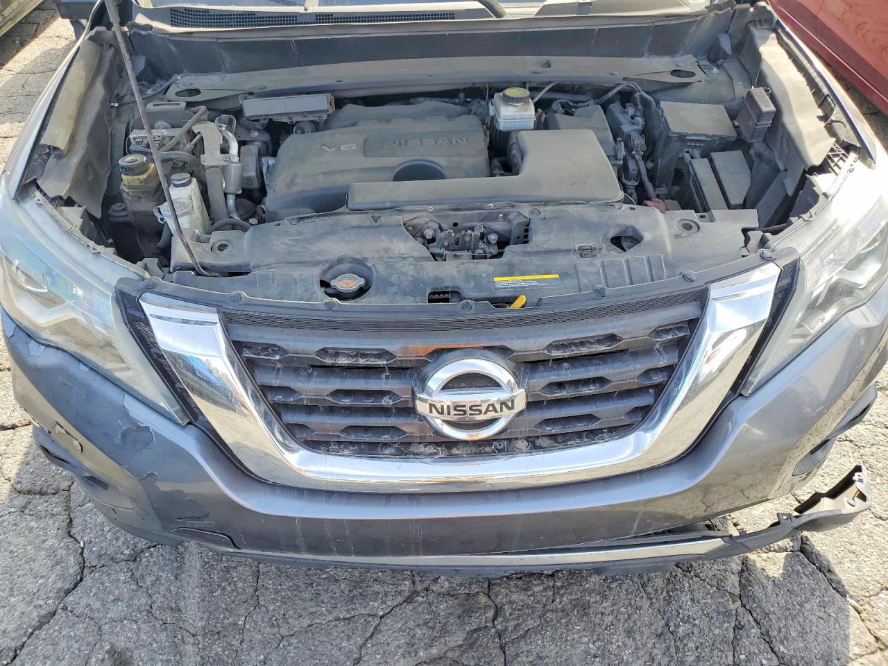 2019 Nissan Pathfinder S Серый vin: 5N1DR2MN9KC600652