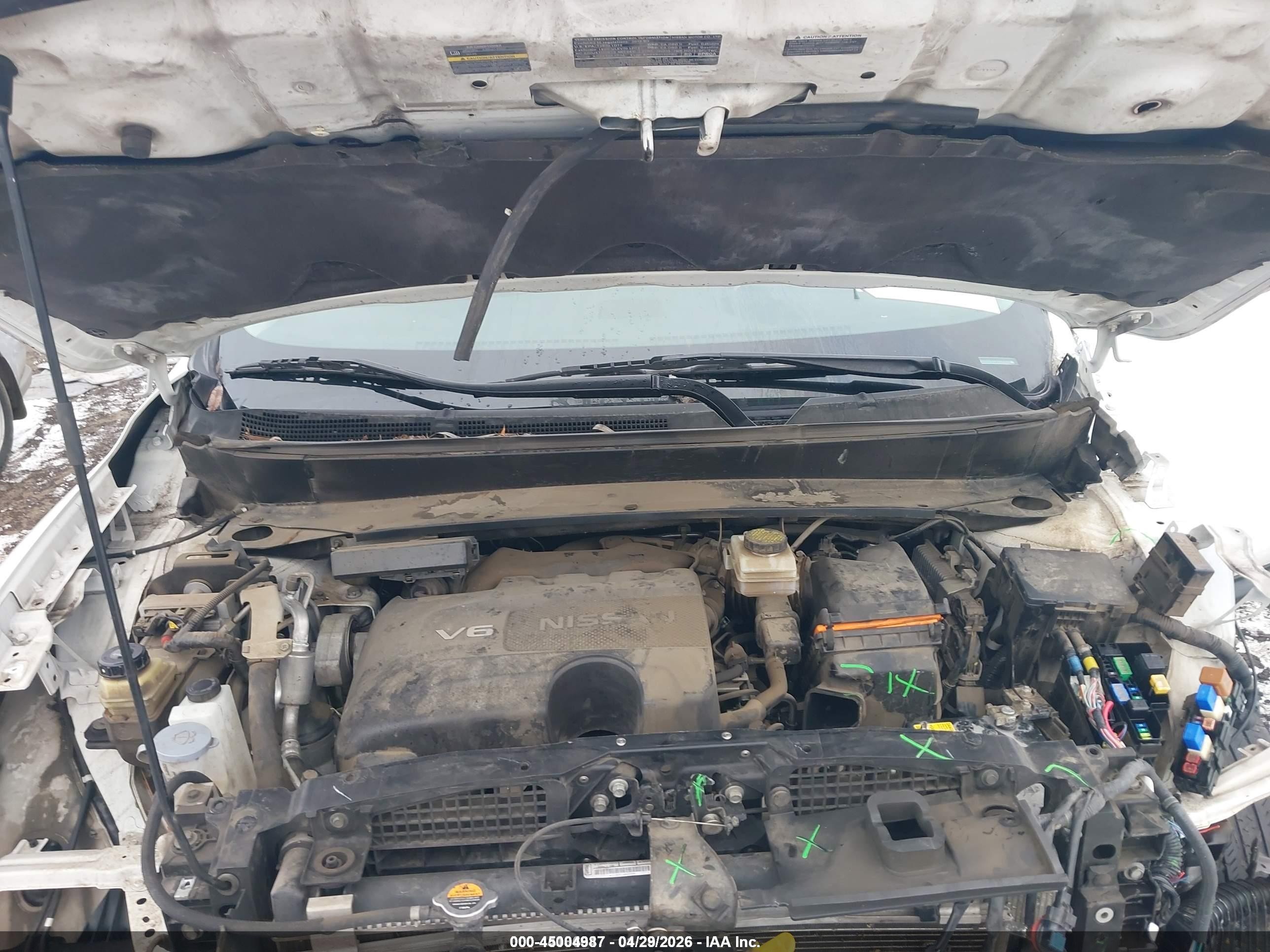 2019 Nissan Pathfinder S Белый vin: 5N1DR2MNXKC621087