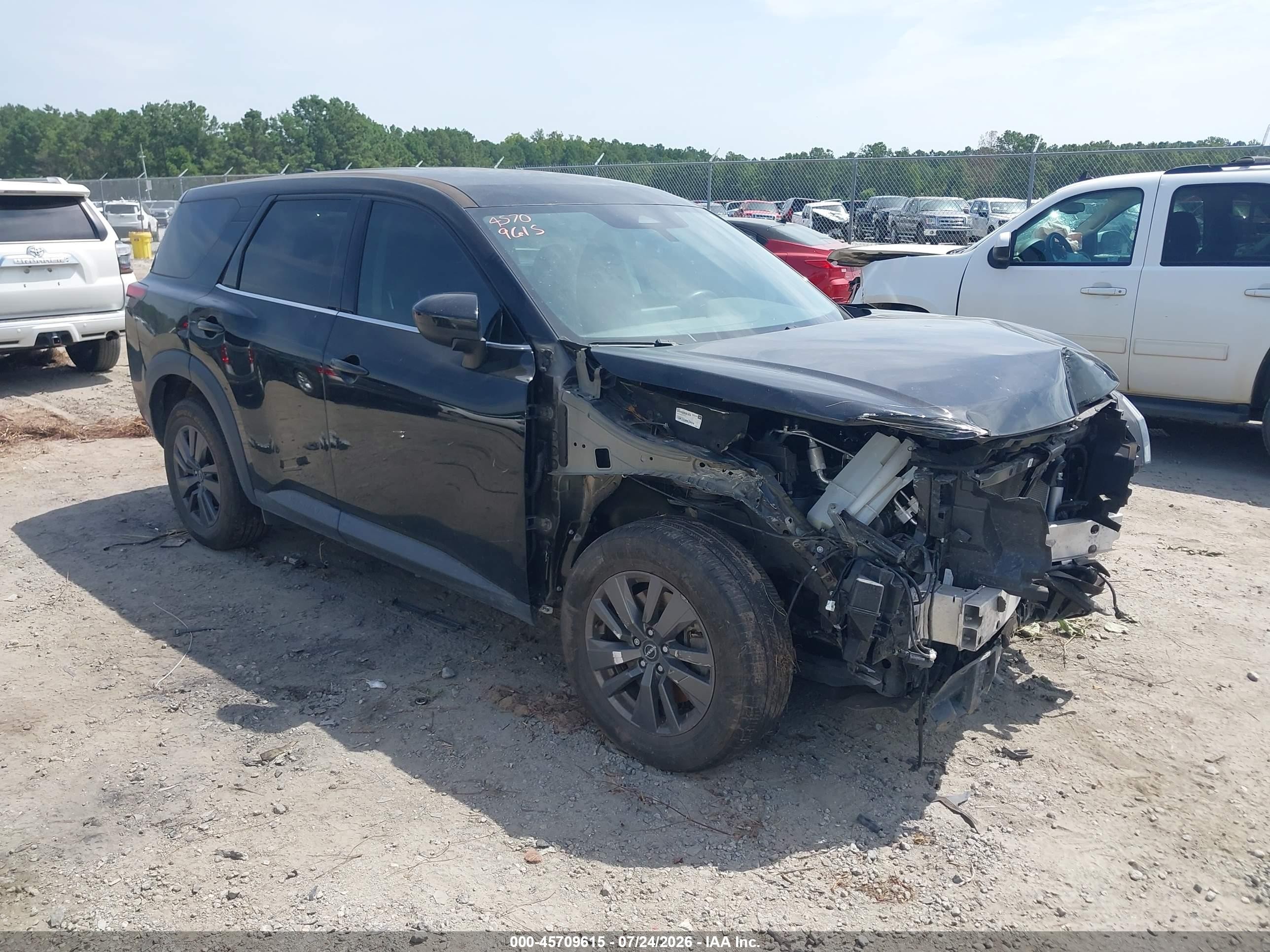 2023 Nissan Pathfinder S 4wd Gray vin: 5N1DR3AC1PC222634