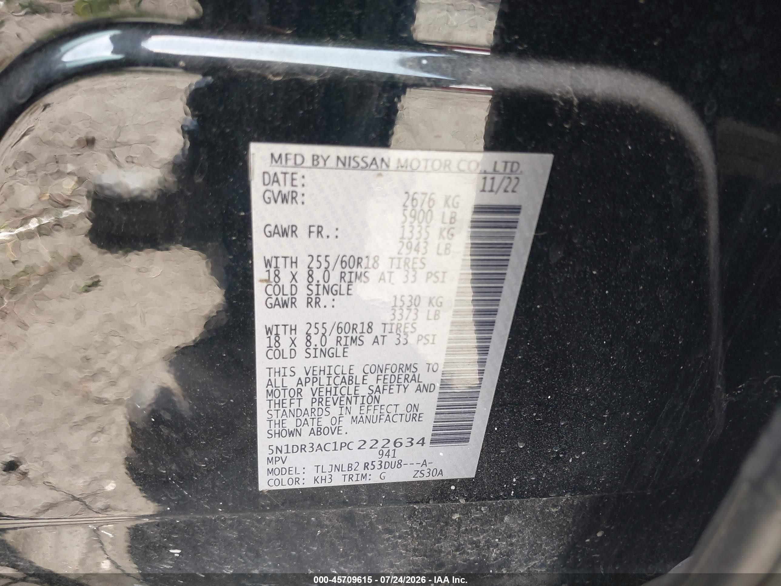 2023 Nissan Pathfinder S 4wd Gray vin: 5N1DR3AC1PC222634