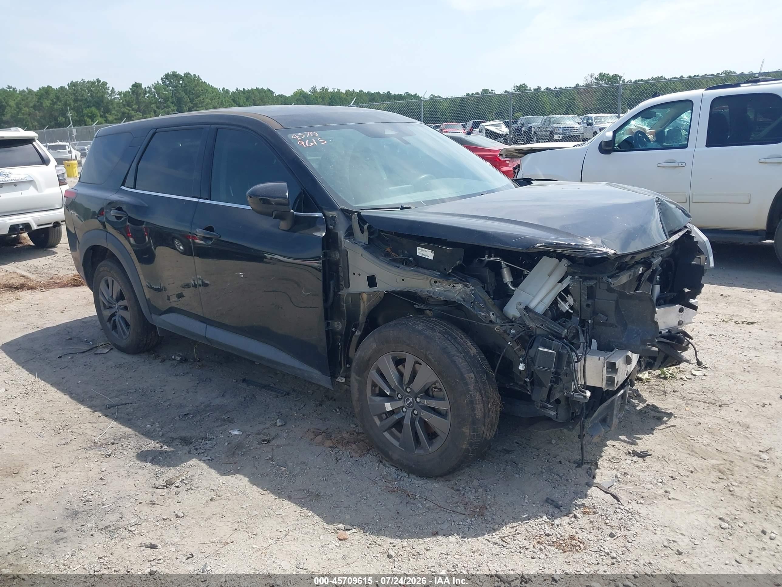 2023 Nissan Pathfinder S 4wd Gray vin: 5N1DR3AC1PC222634
