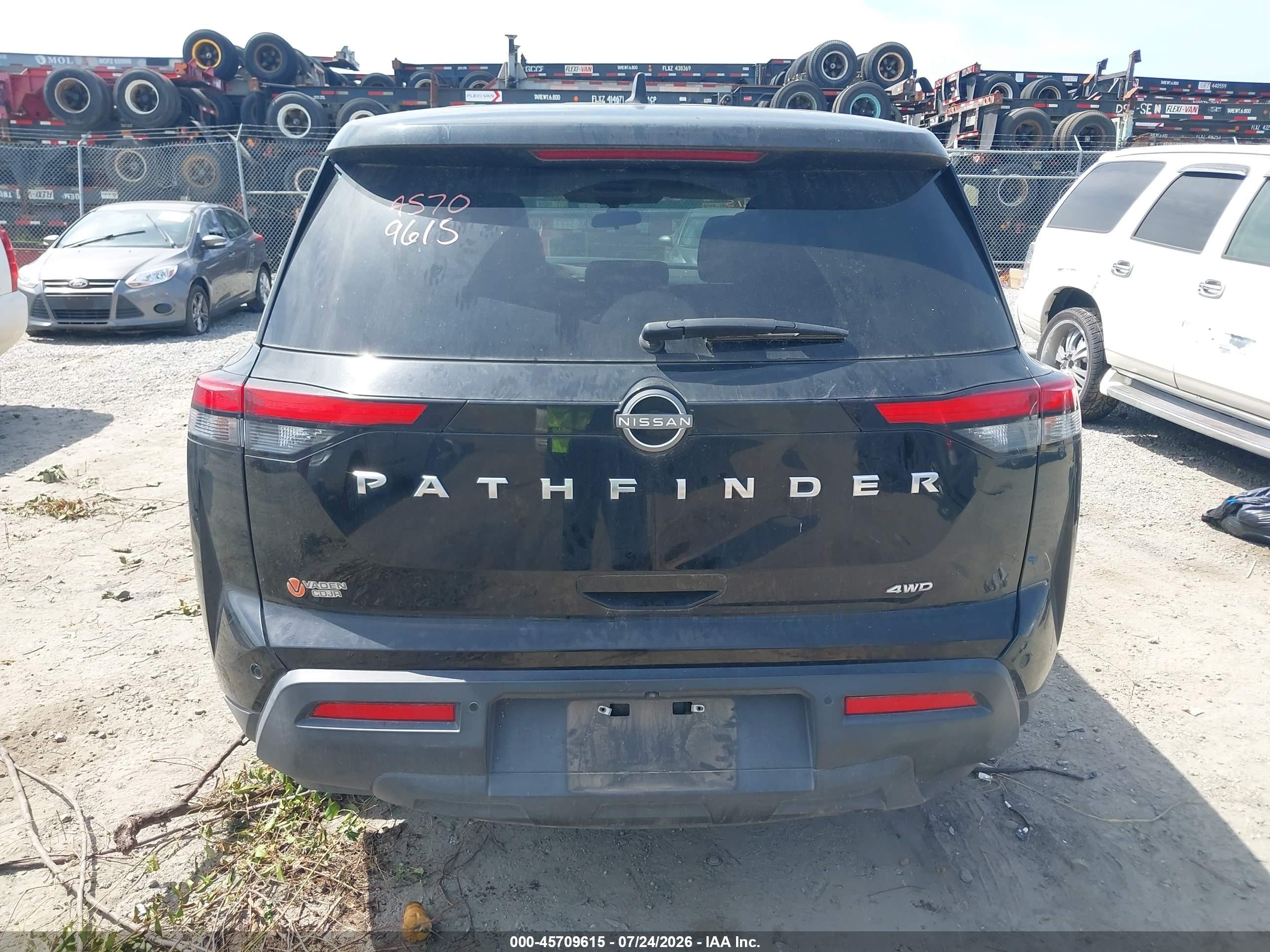 2023 Nissan Pathfinder S 4wd Gray vin: 5N1DR3AC1PC222634