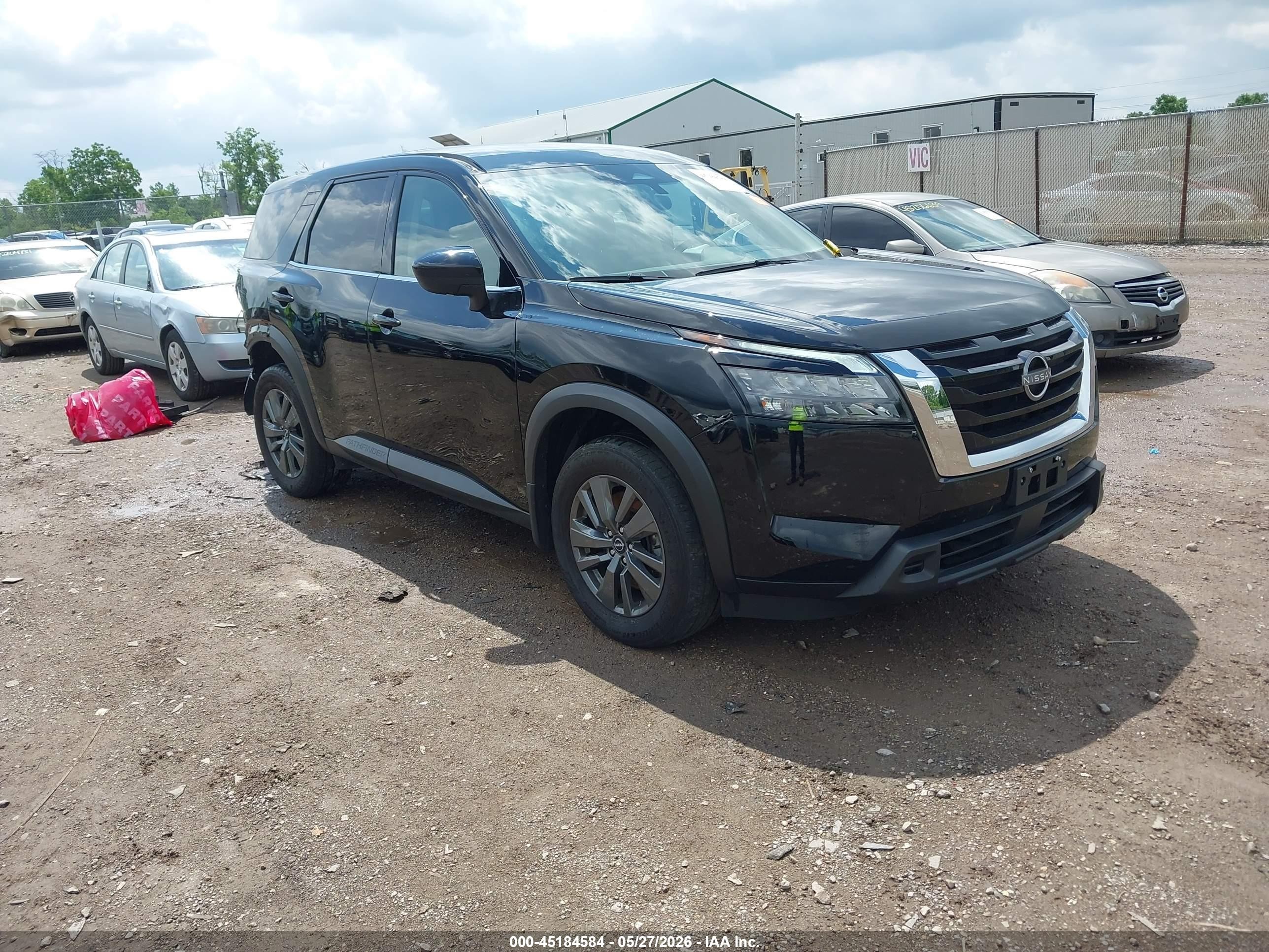2024 Nissan Pathfinder S 4wd Black vin: 5N1DR3AC3RC260711