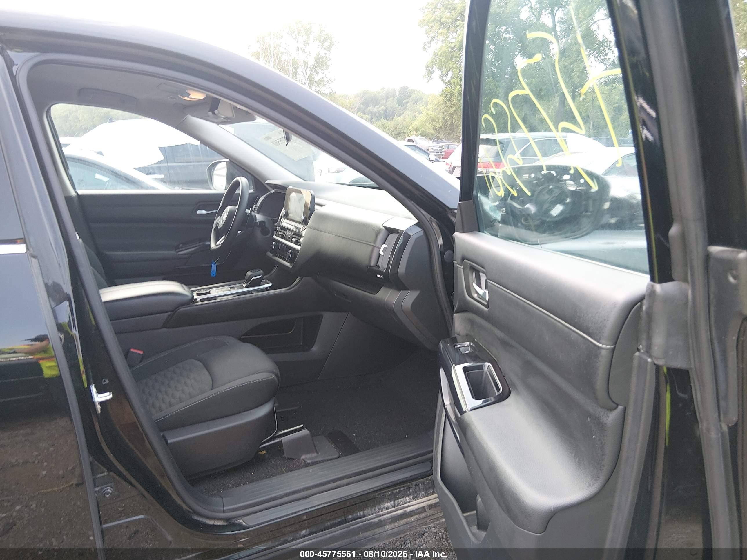 2022 Nissan Pathfinder S 4wd Black vin: 5N1DR3AC4NC220602