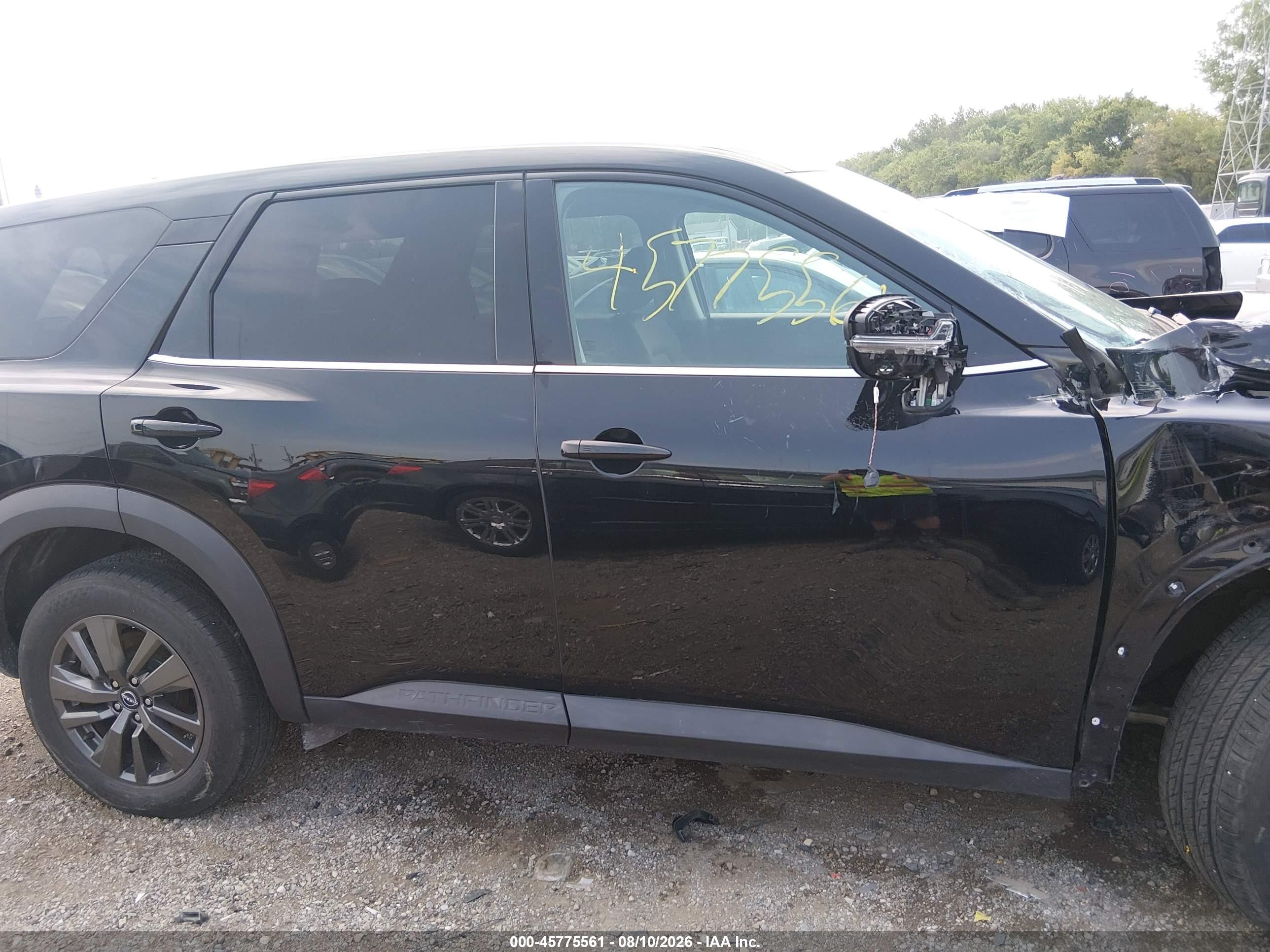 2022 Nissan Pathfinder S 4wd Black vin: 5N1DR3AC4NC220602