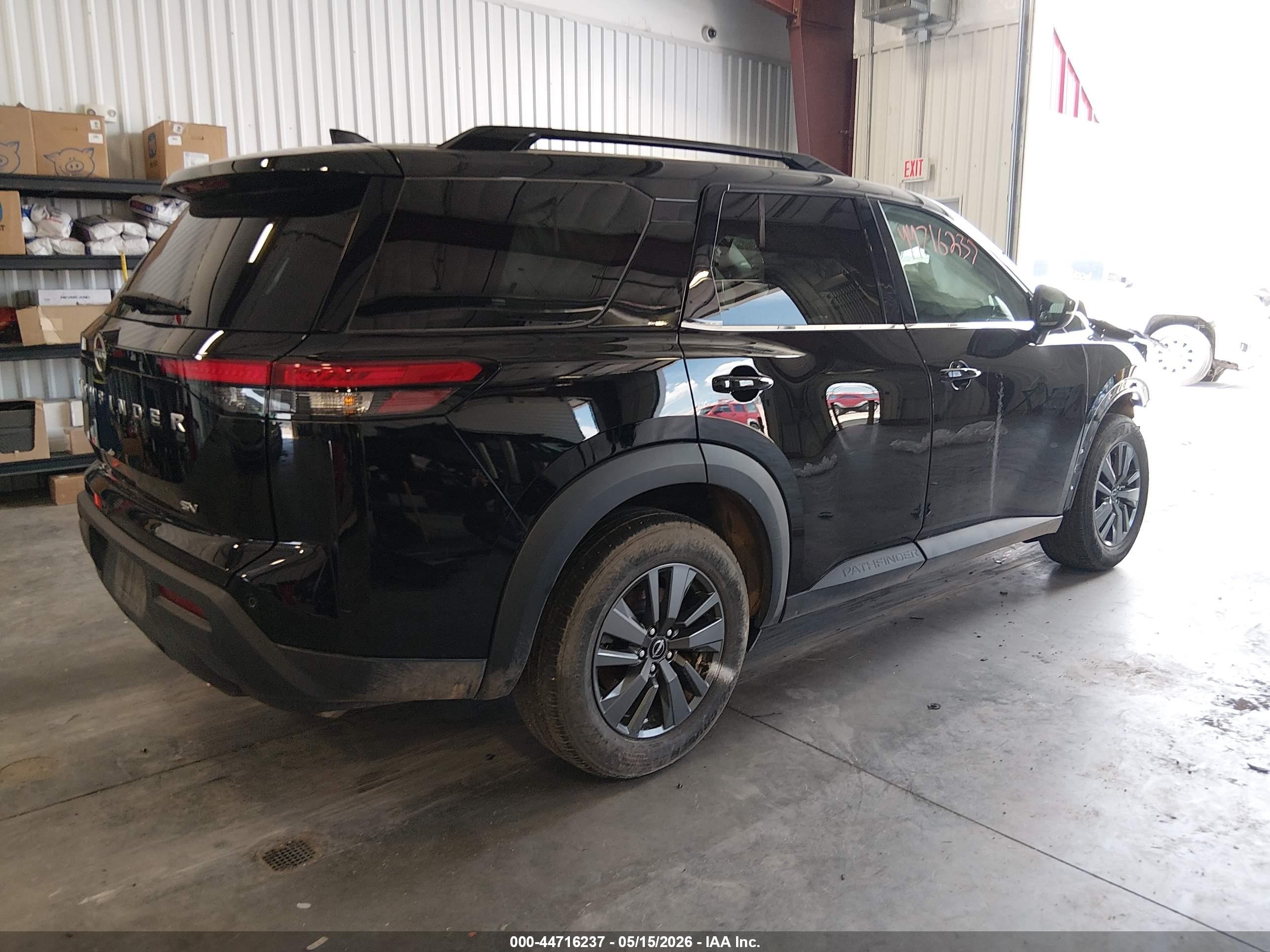 2024 Nissan Pathfinder Sv Fwd Black vin: 5N1DR3BA4RC266997