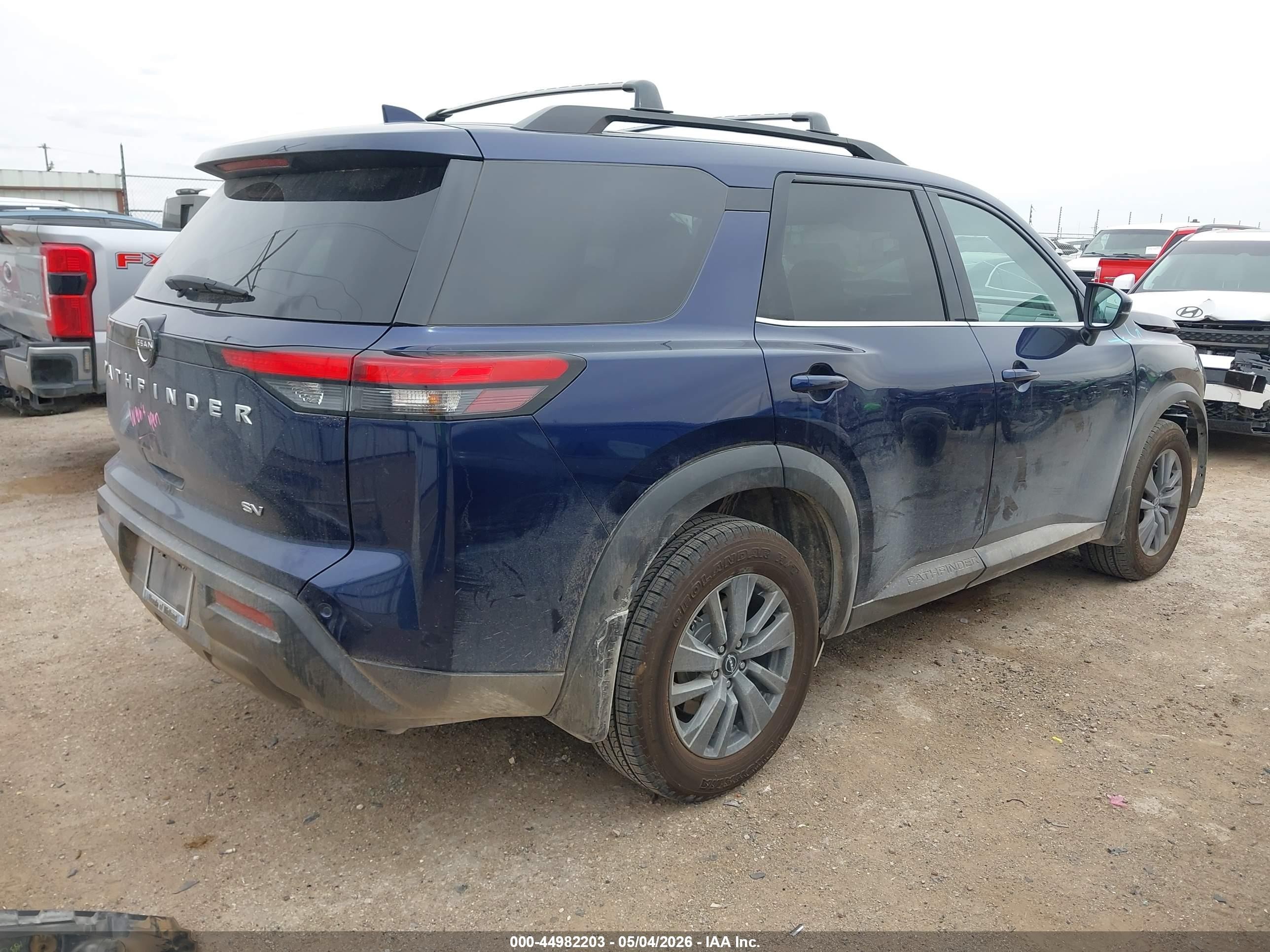 2022 Nissan Pathfinder Sv 2wd Синий vin: 5N1DR3BA5NC256456