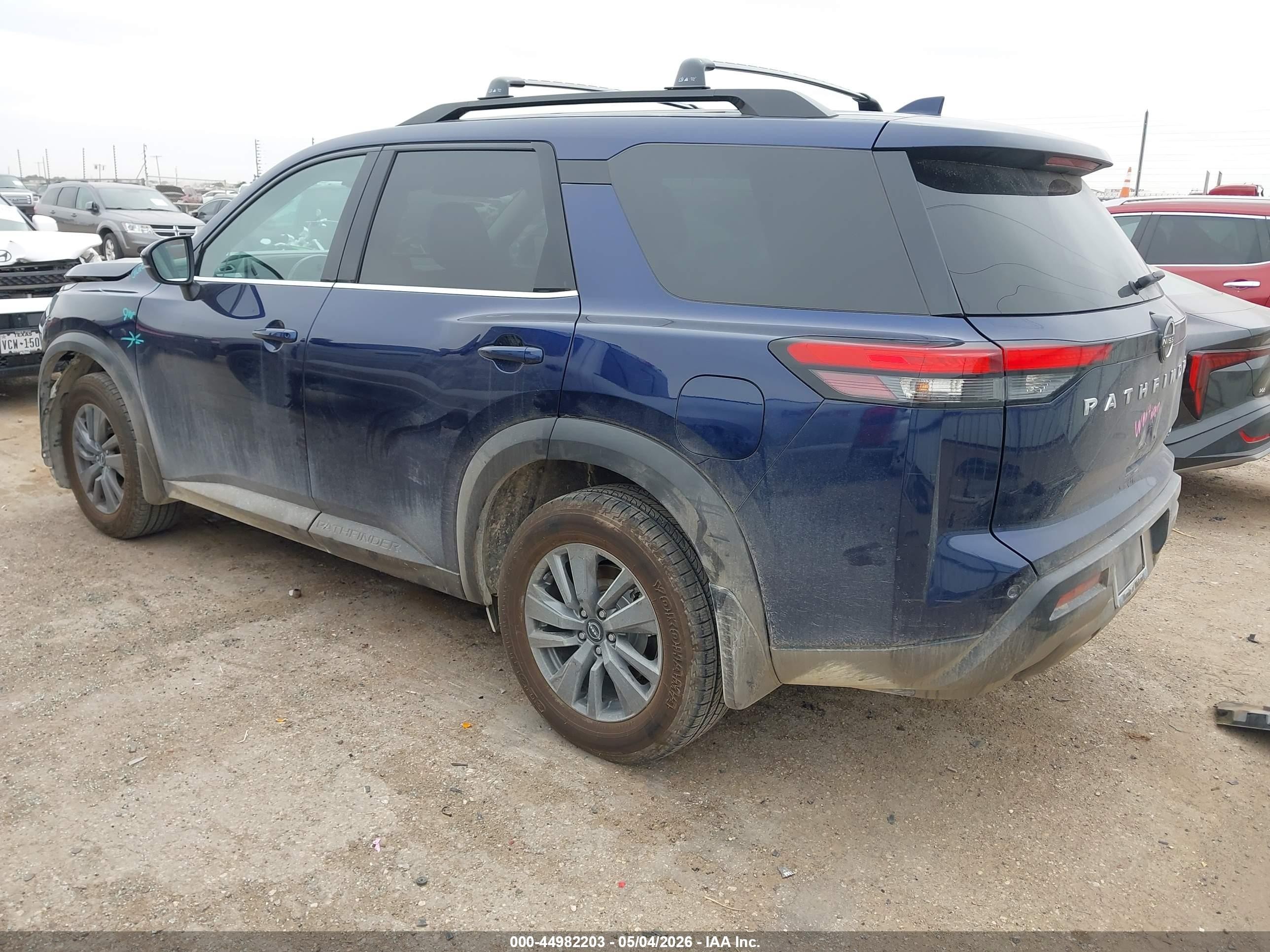2022 Nissan Pathfinder Sv 2wd Синий vin: 5N1DR3BA5NC256456