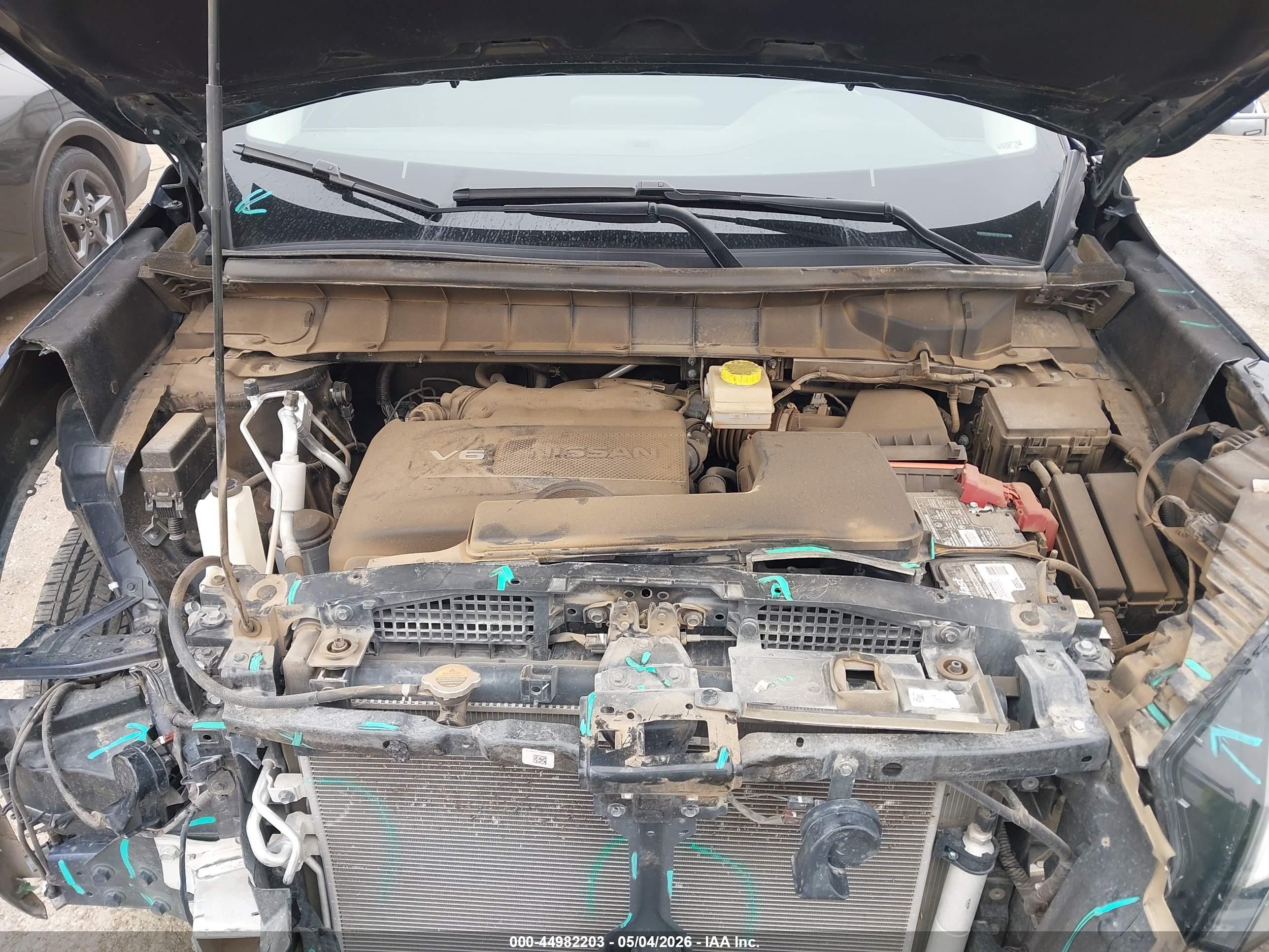 2022 Nissan Pathfinder Sv 2wd Синий vin: 5N1DR3BA5NC256456