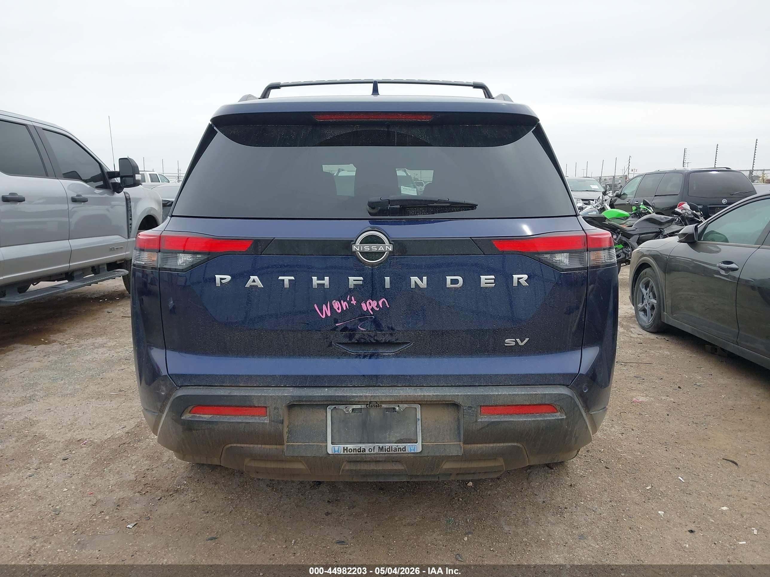 2022 Nissan Pathfinder Sv 2wd Синий vin: 5N1DR3BA5NC256456