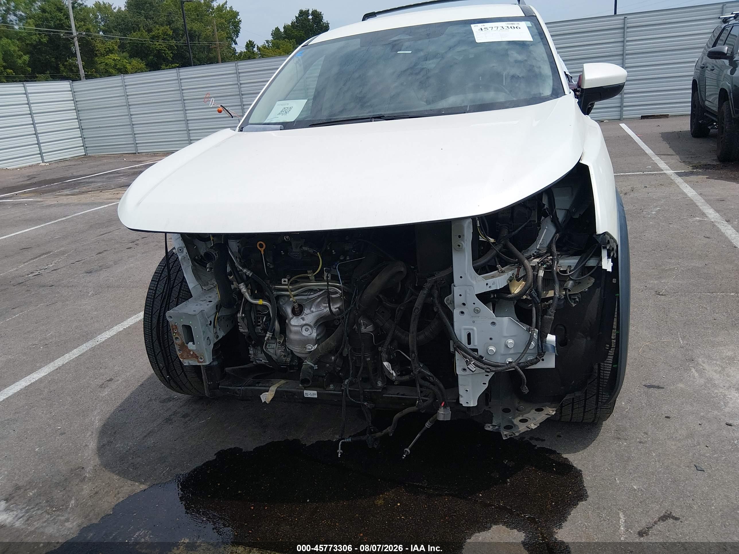 2023 Nissan Pathfinder Sv Fwd White vin: 5N1DR3BA8PC211742