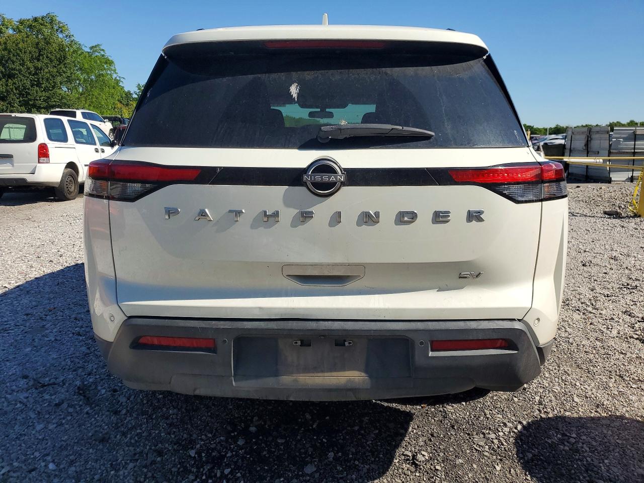 2023 Nissan Pathfinder Sv White vin: 5N1DR3BAXPC236920