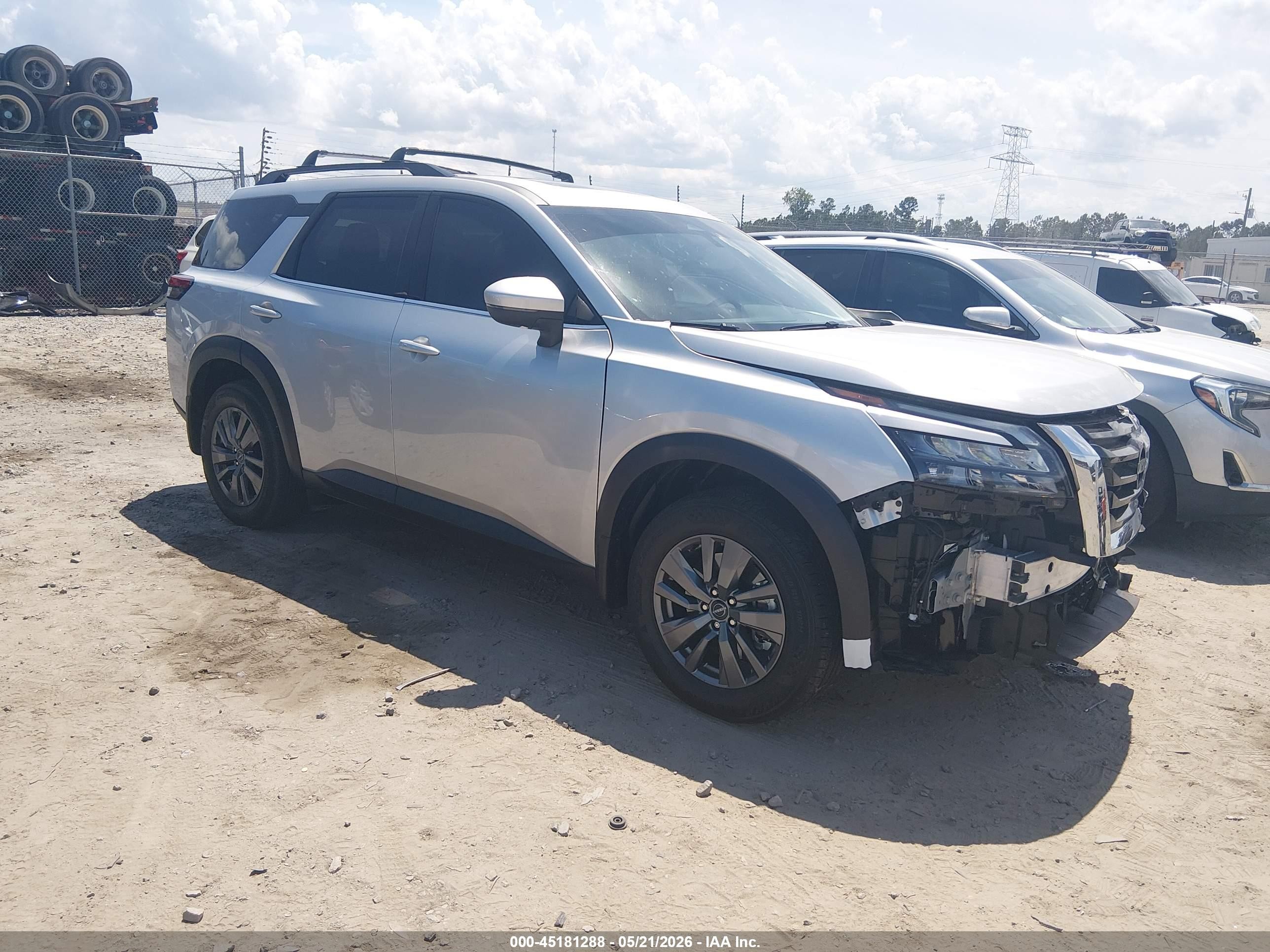 2025 Nissan Pathfinder Sv Fwd Silver vin: 5N1DR3BB1SC290978