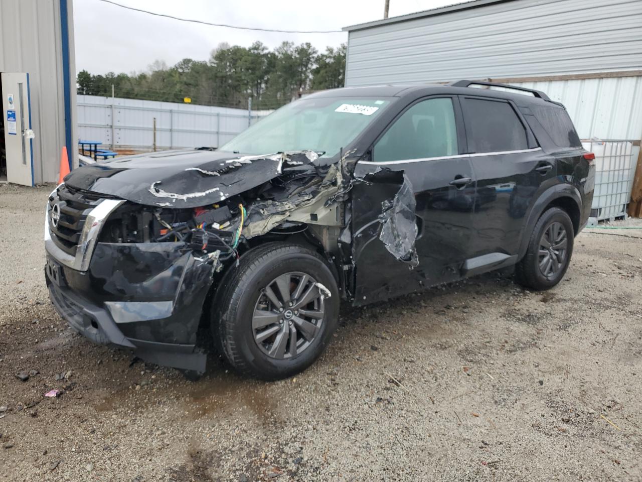 2022 Nissan Pathfinder Sv Черный vin: 5N1DR3BC2NC215204 Damage: Left Head Lamp, Missing, Replacement Required