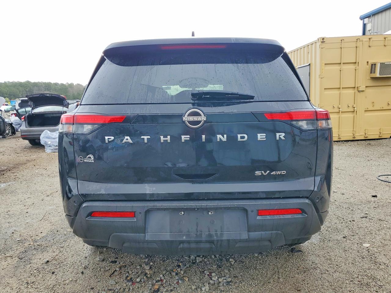 2022 Nissan Pathfinder Sv Черный vin: 5N1DR3BC2NC215204