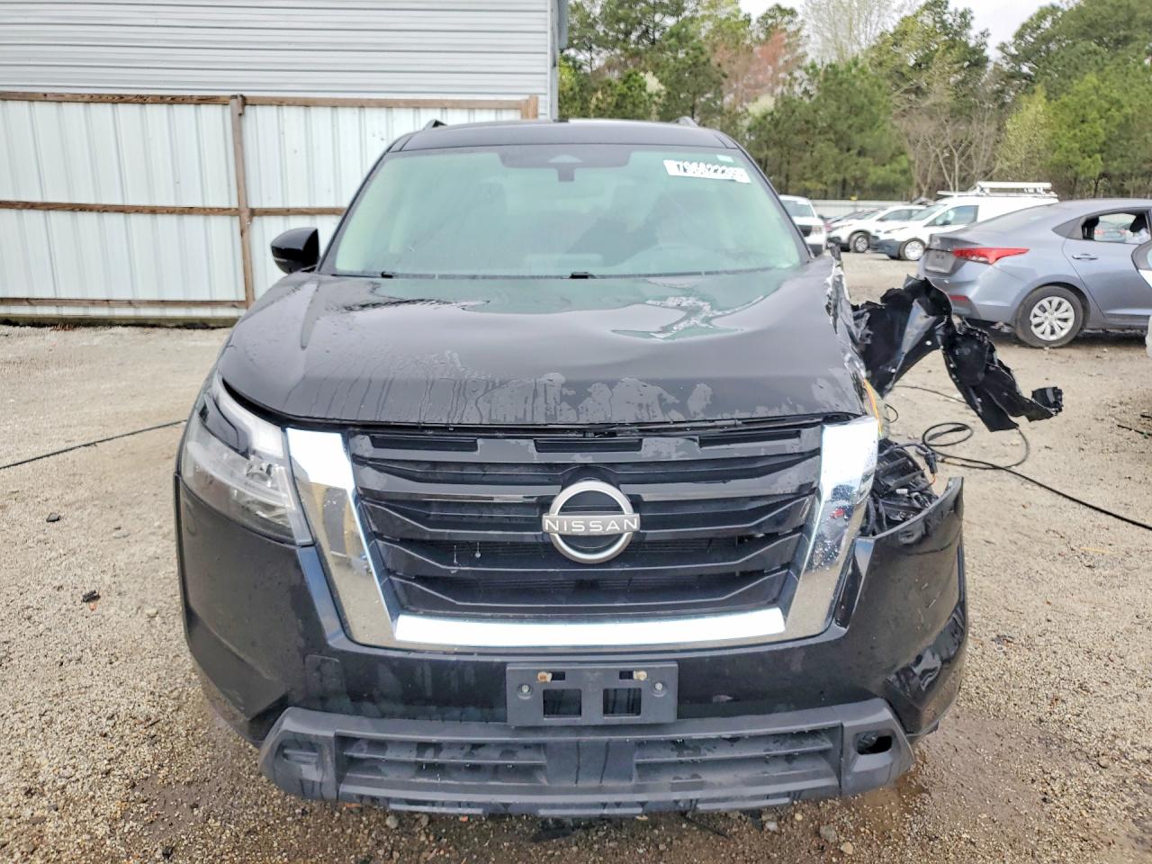 2022 Nissan Pathfinder Sv Черный vin: 5N1DR3BC2NC215204