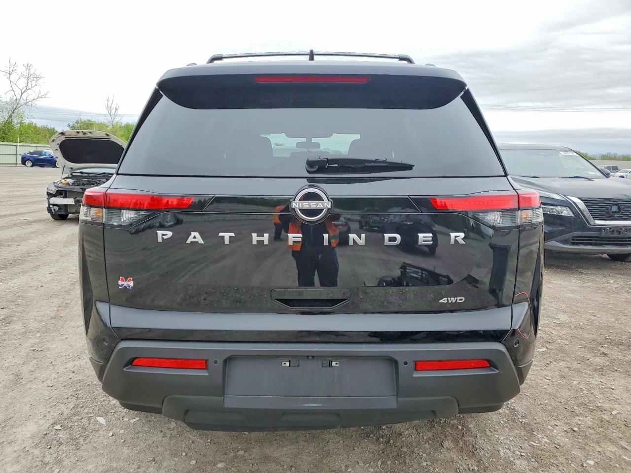 2025 Nissan Pathfinder Sv Black vin: 5N1DR3BC3SC260311
