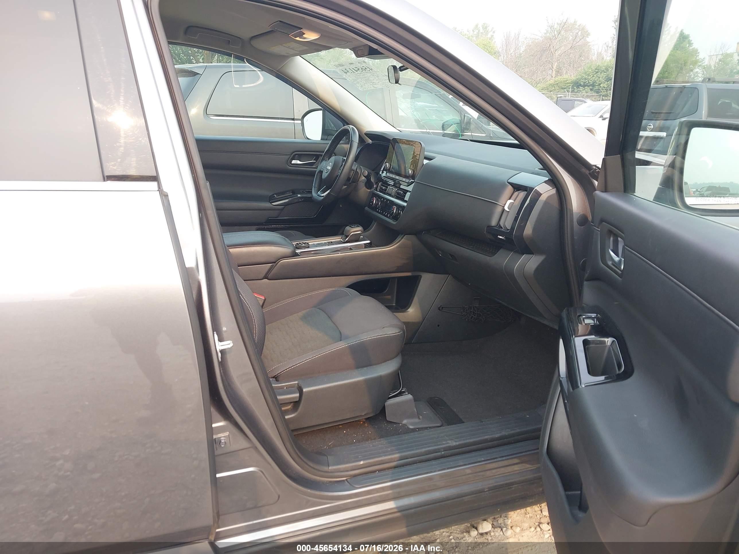 2022 Nissan Pathfinder Sv 4wd Gray vin: 5N1DR3BC5NC249251