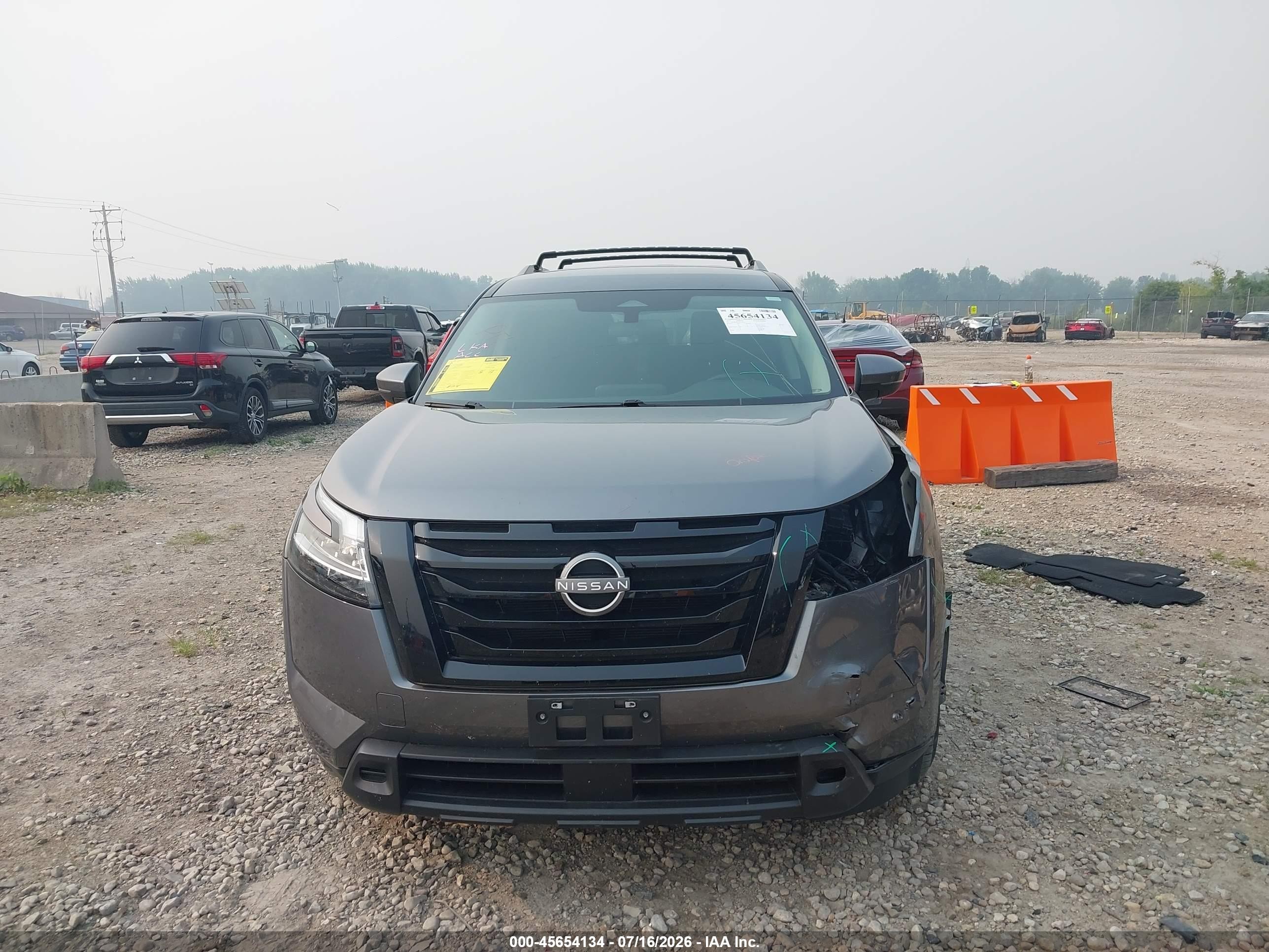 2022 Nissan Pathfinder Sv 4wd Gray vin: 5N1DR3BC5NC249251